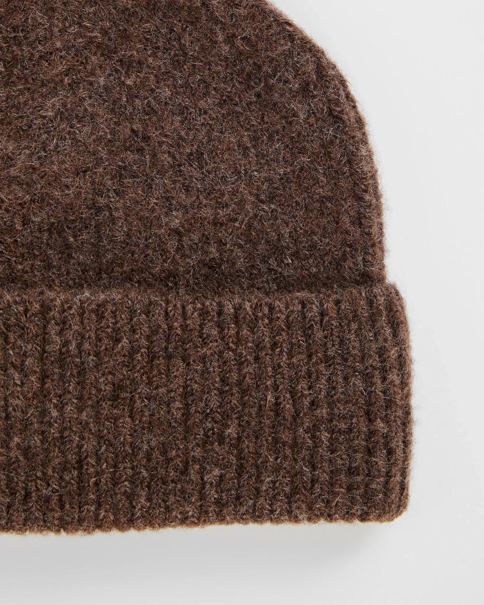 2 Target Woman Essential Knit Beanie CHOCOLATE MARLE, 2 of 2