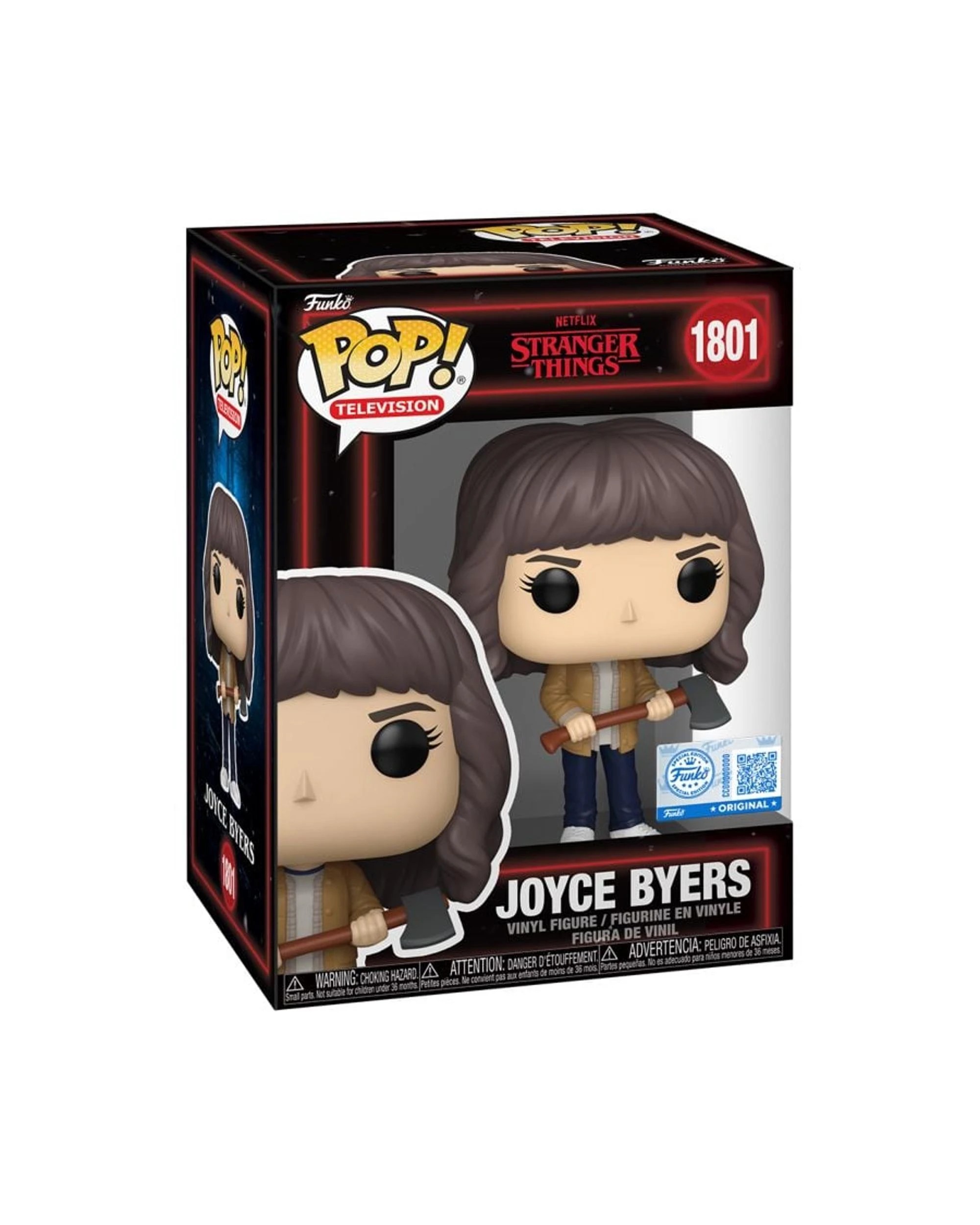 3 Stranger Things Season 5 Joyce Byers - with Axe -  Funko POP! Vinyl, 3 of 3