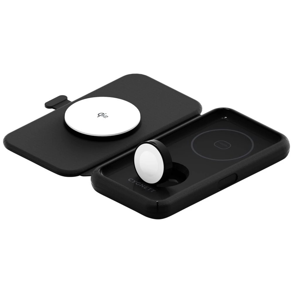 1 Cygnett MagTravel 3-in-1 Wireless Charger Black, 1 of 8
