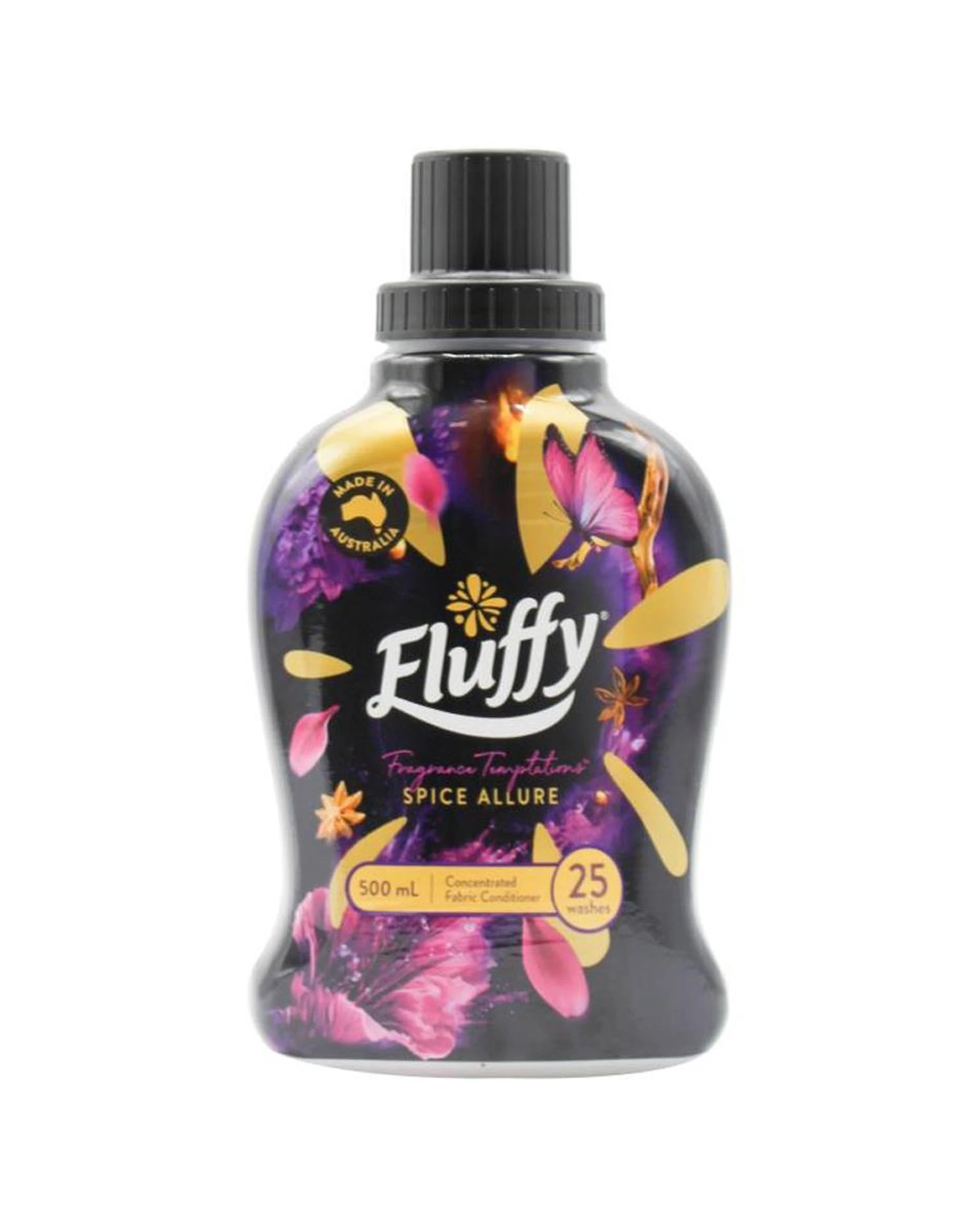 2 Fluffy 16PK Fabric Softener Temptations Spice Allure Scented Gentle Care 50 - Multi, 2 of 3