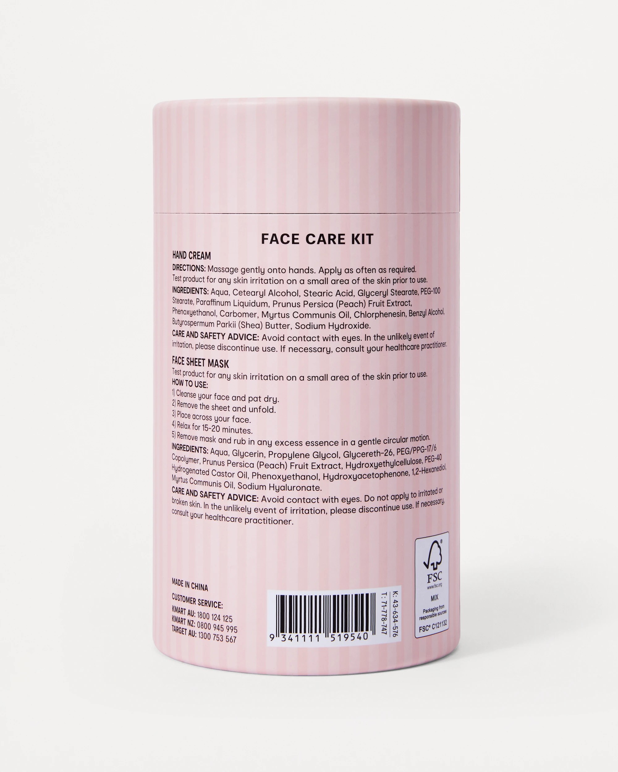 6 OXX Skincare Peach Bellini Face Care Kit - Sparkling Peach Scented, 6 of 6