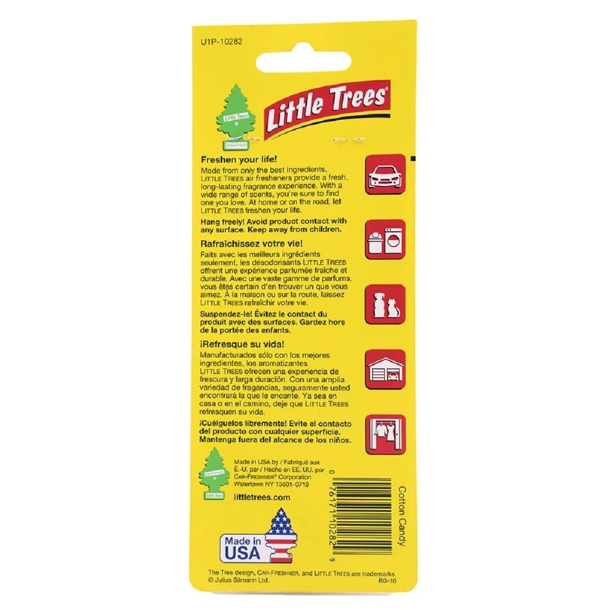 3 Little Trees Air Freshener - Cotton Candy, 3 of 3