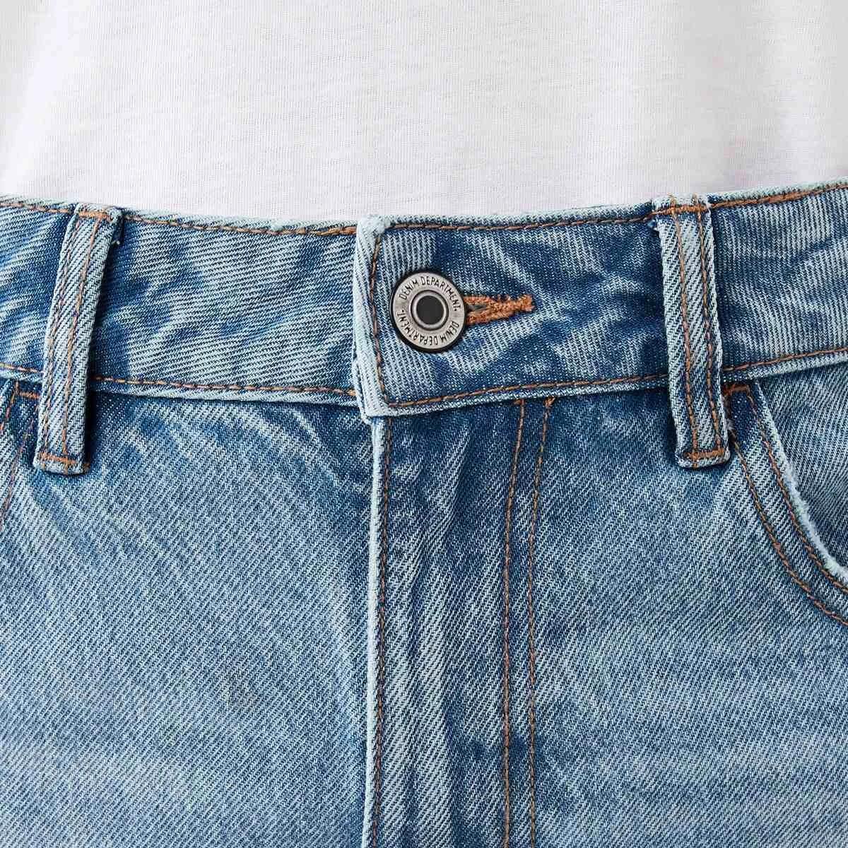5 Barrel Leg Jeans Mid Wash, 5 of 7