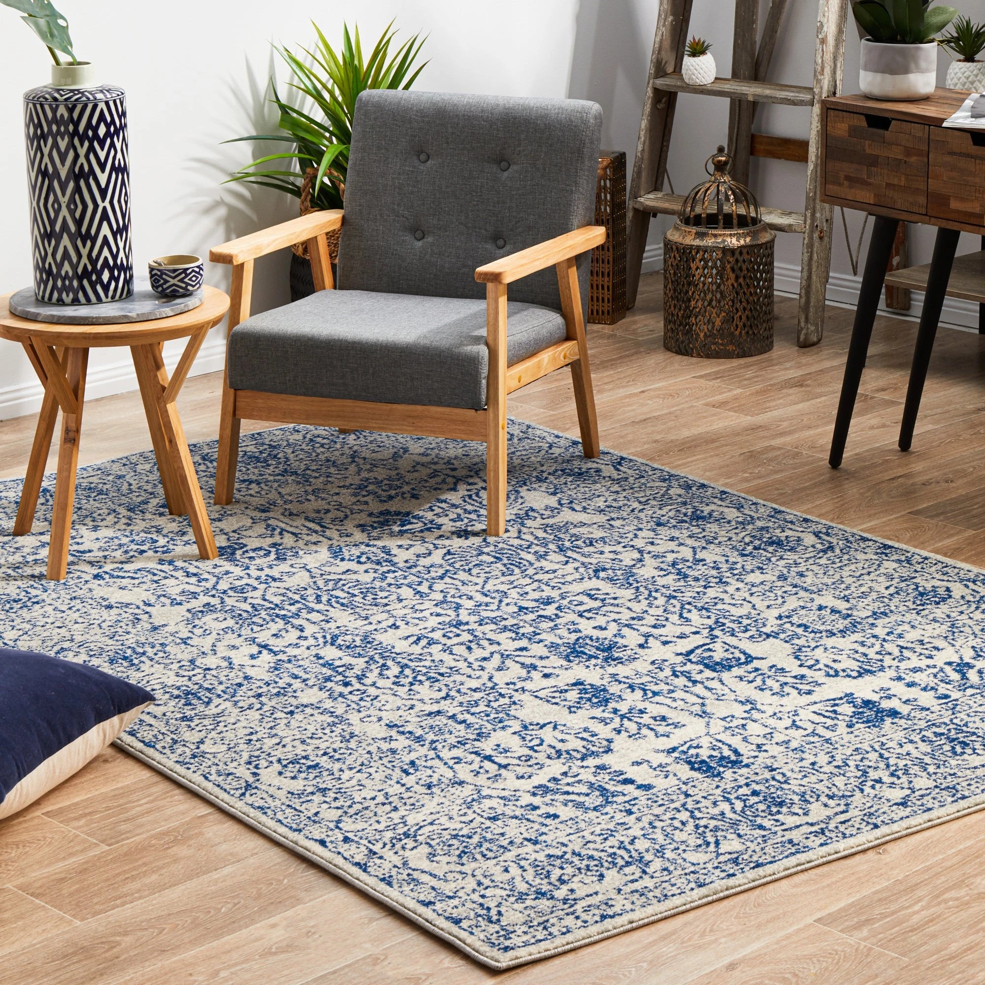 2 Common Ground Rugs Encore 256 330x240cm - Extra Large Floor Rug - Blue, 2 of 9