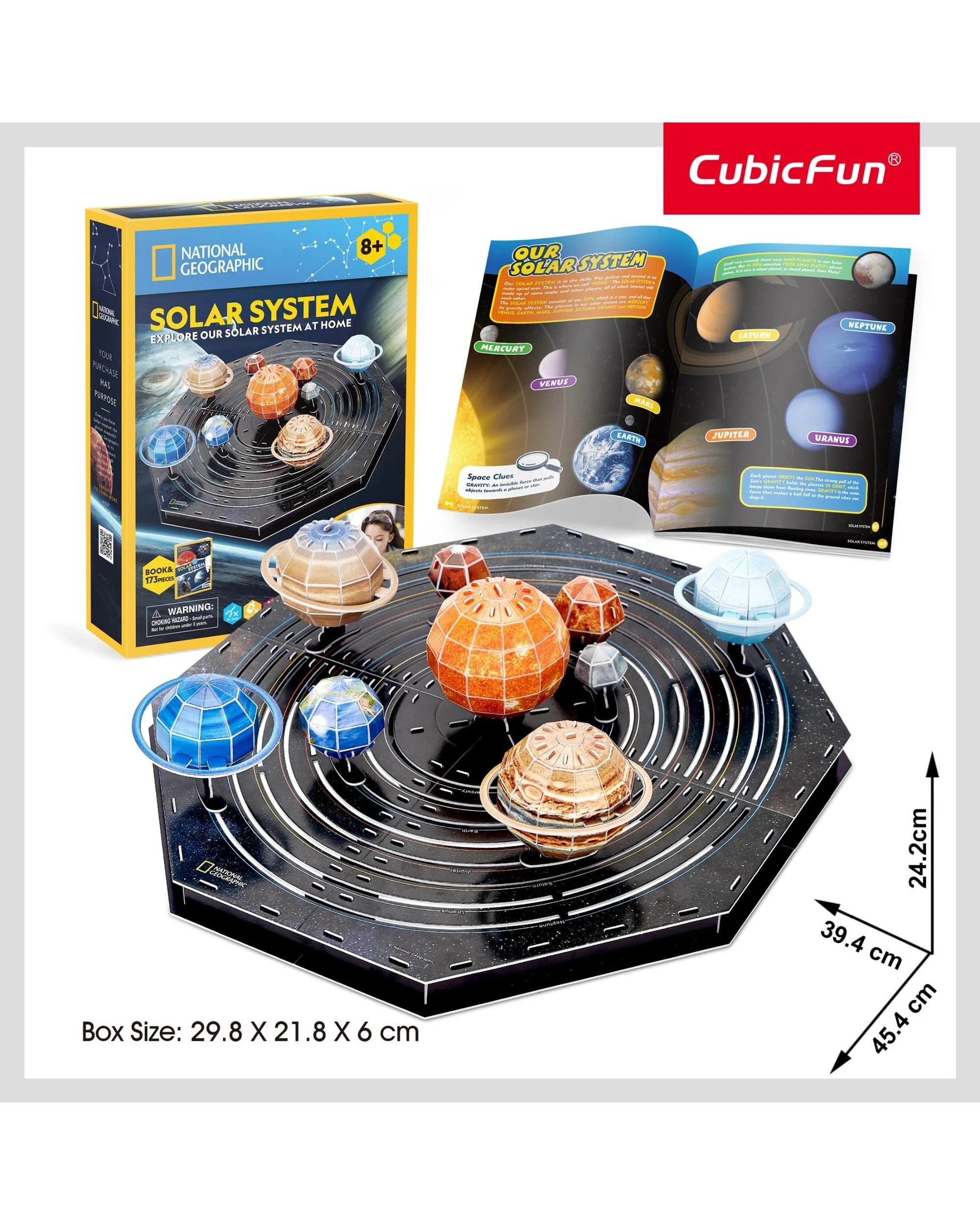 CubicFun National Geographic Solar System 173 Piece 3D Model Kit - Kmart