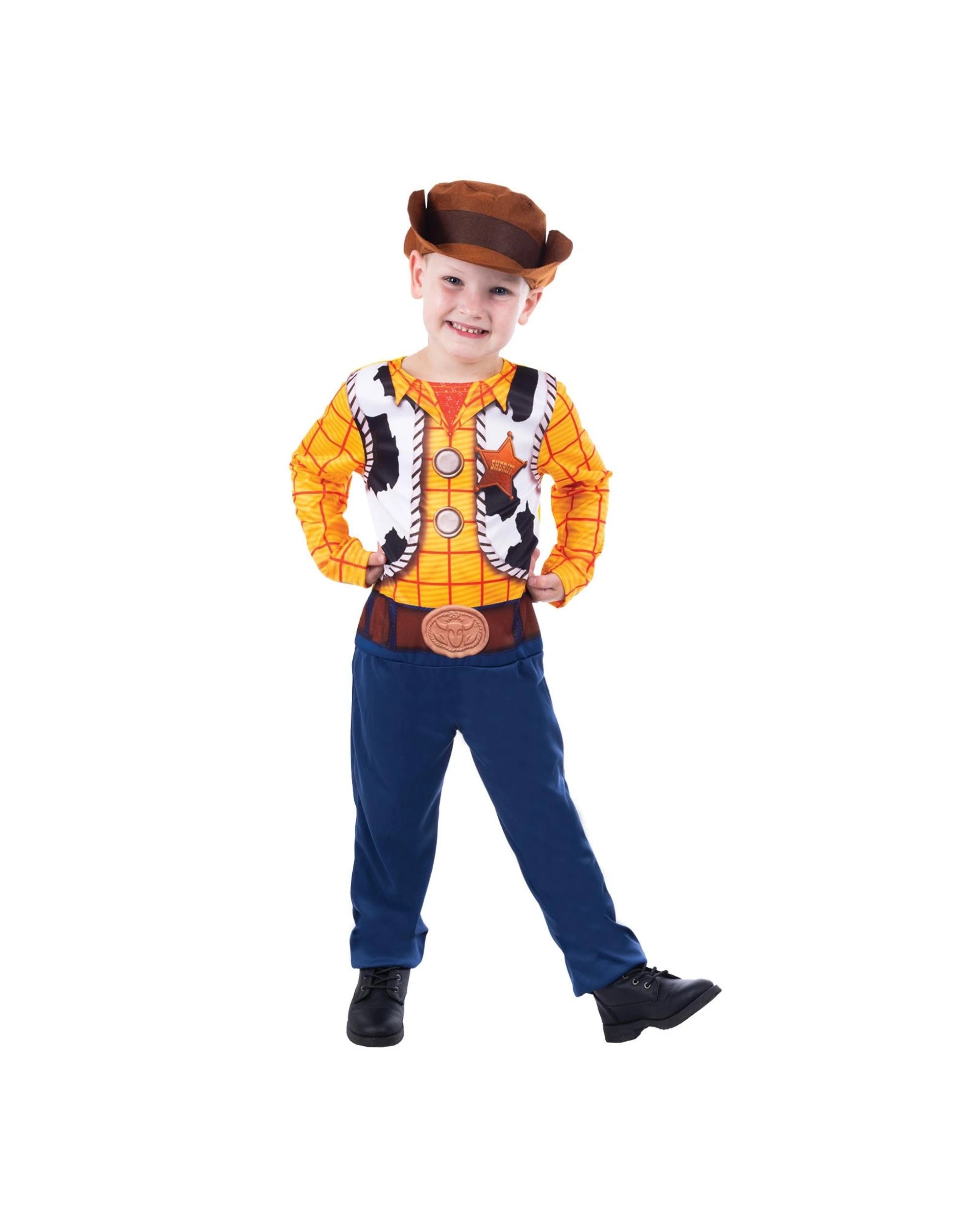 1 Disney Pixar Toy Story Woody Child Costume Size 6-8 Years, 1 of 4