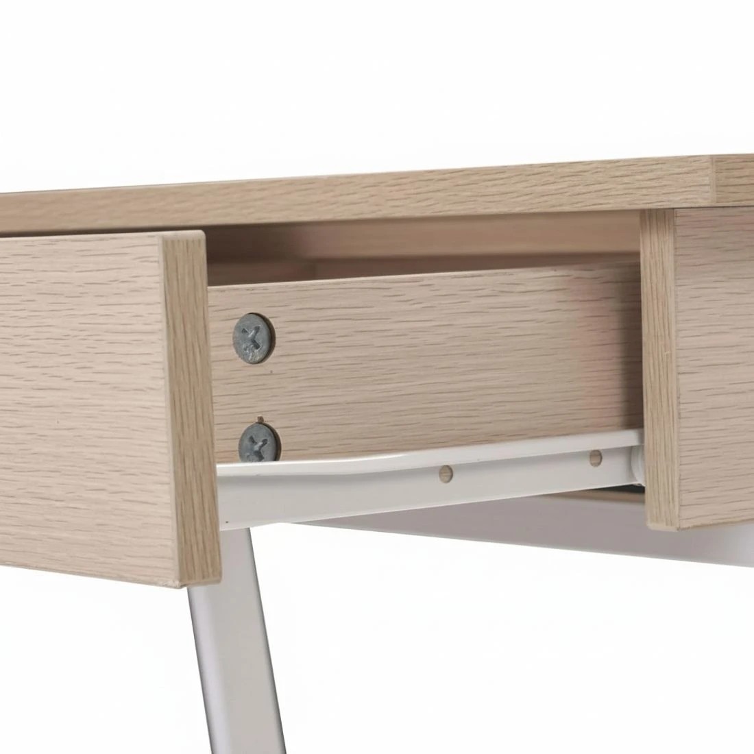 7 Artiss Computer Desk Drawer Cabinet Oak 100CM - Brown, 7 of 8