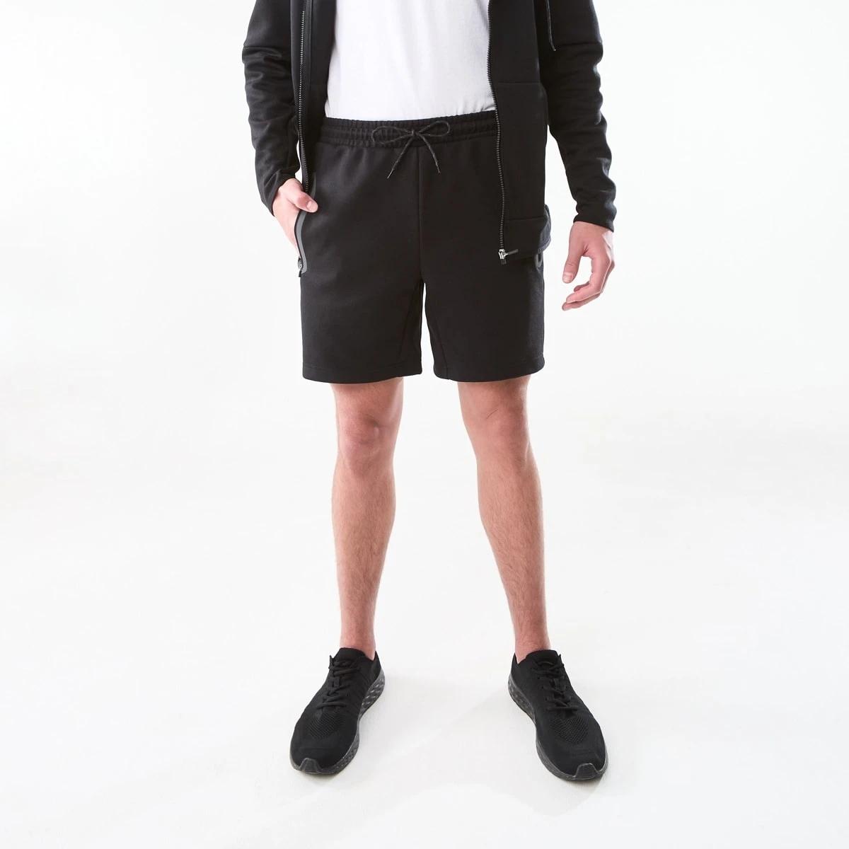 6 Active Mens Sports Shorts BLACK, 6 of 7