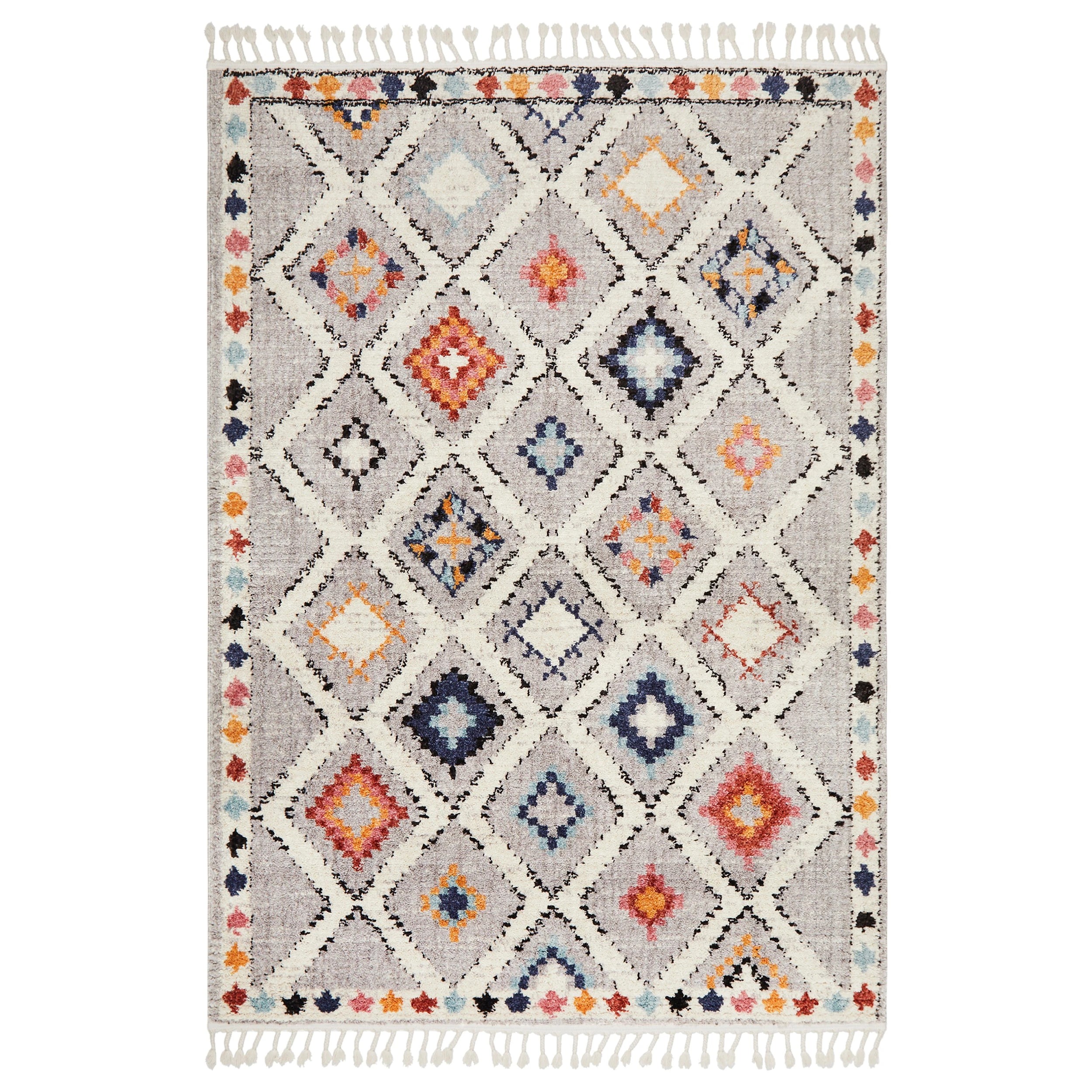 1 Common Ground Rugs Medina 555 400x300cm - Silver, 1 of 9