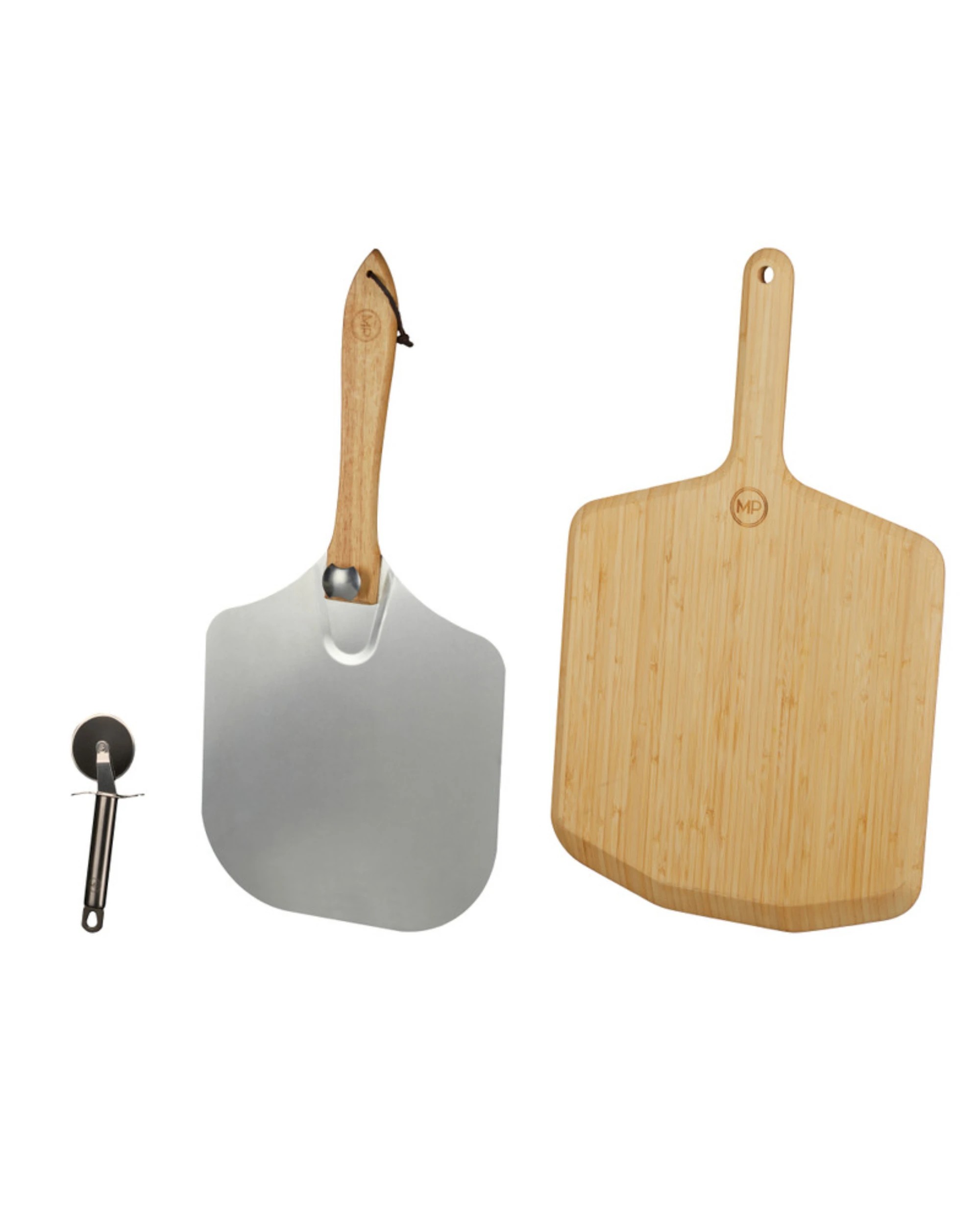 1 MasterPro 3 Piece Pizza Pack - Brown, 1 of 4