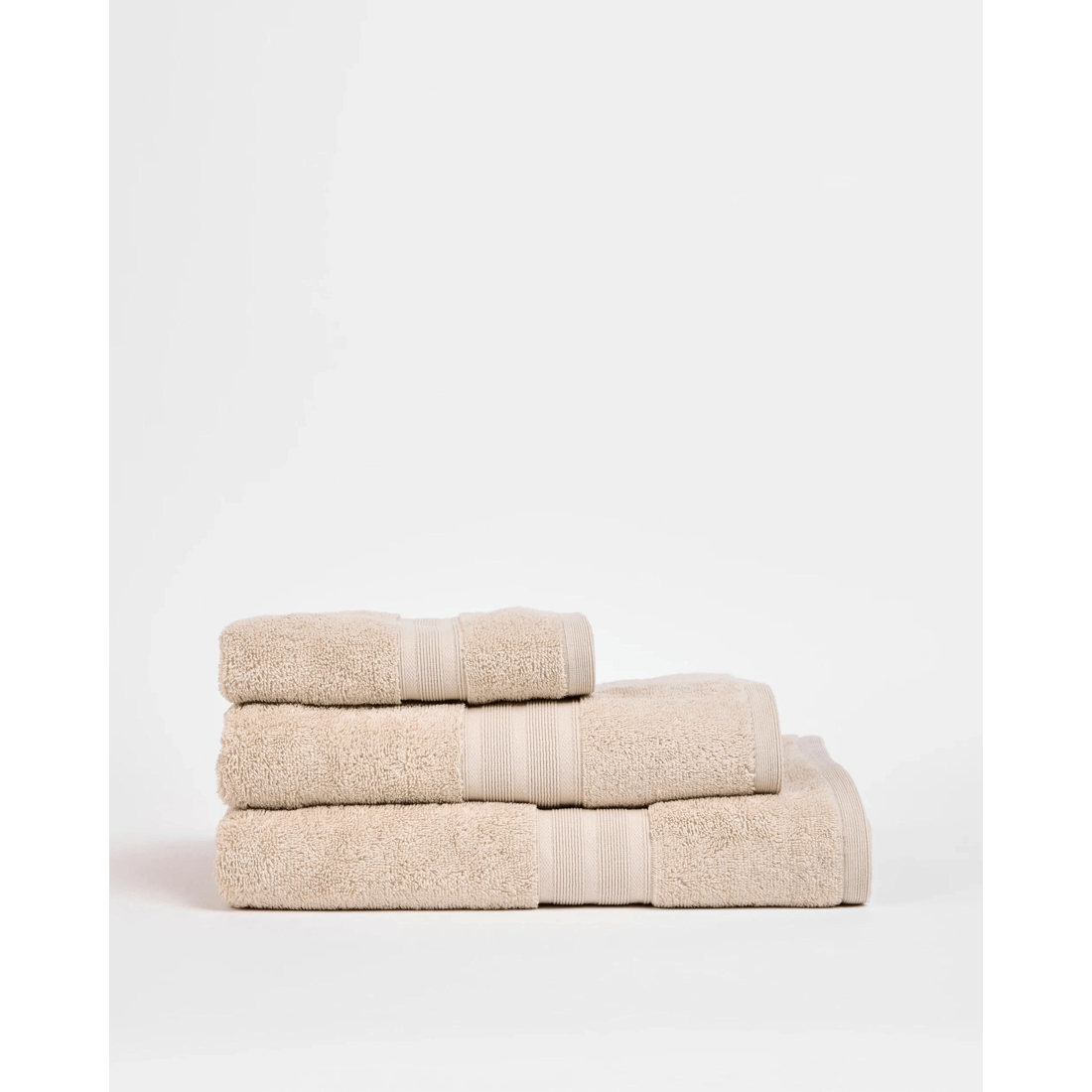 2 Grandeur Australian Cotton Bath Towel - Natural, 2 of 3
