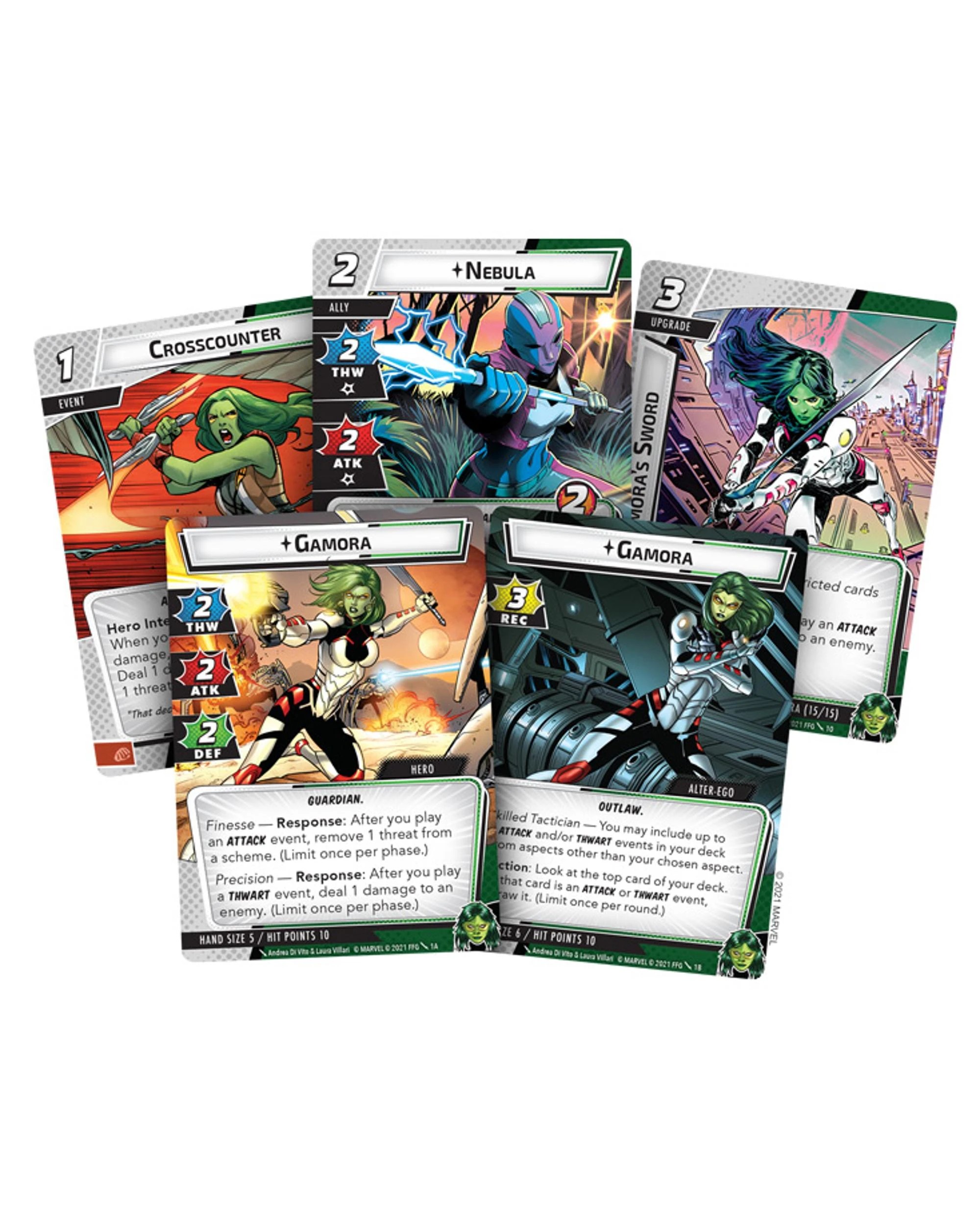 2 Marvel Champions: The Card Game Gamora Hero Pack, 2 of 2