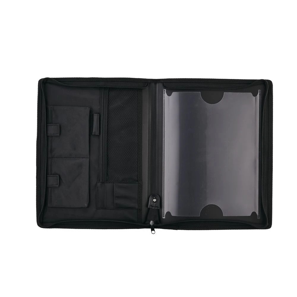 3 Marbig A4 Conference Zip Folio Black, 3 of 4