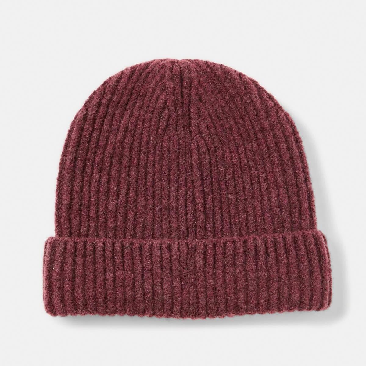 2 Basic Rib Beanie Mulberry, 2 of 4