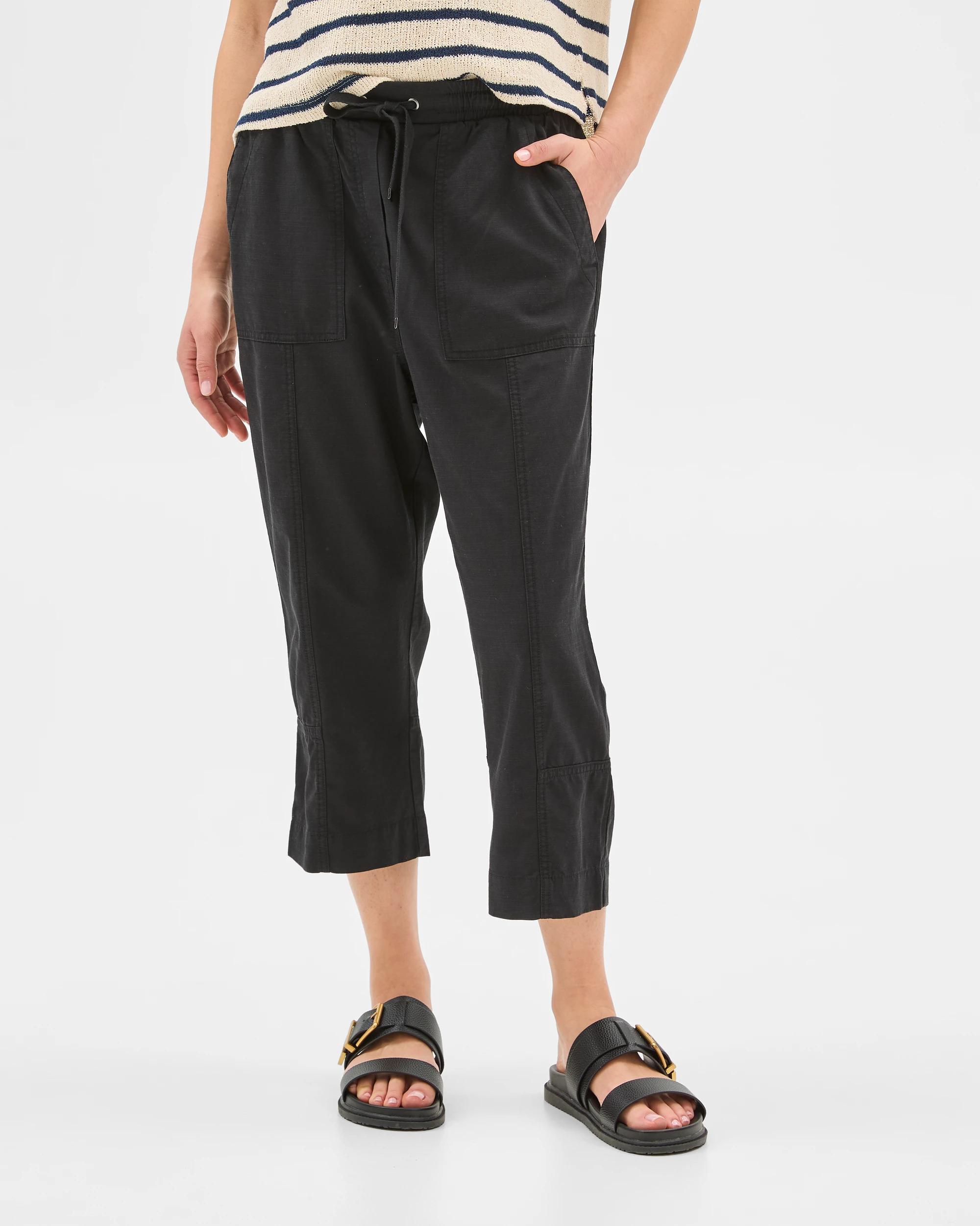 4 Target Seamed 3/4 Jogger Pants BLACK, 4 of 7