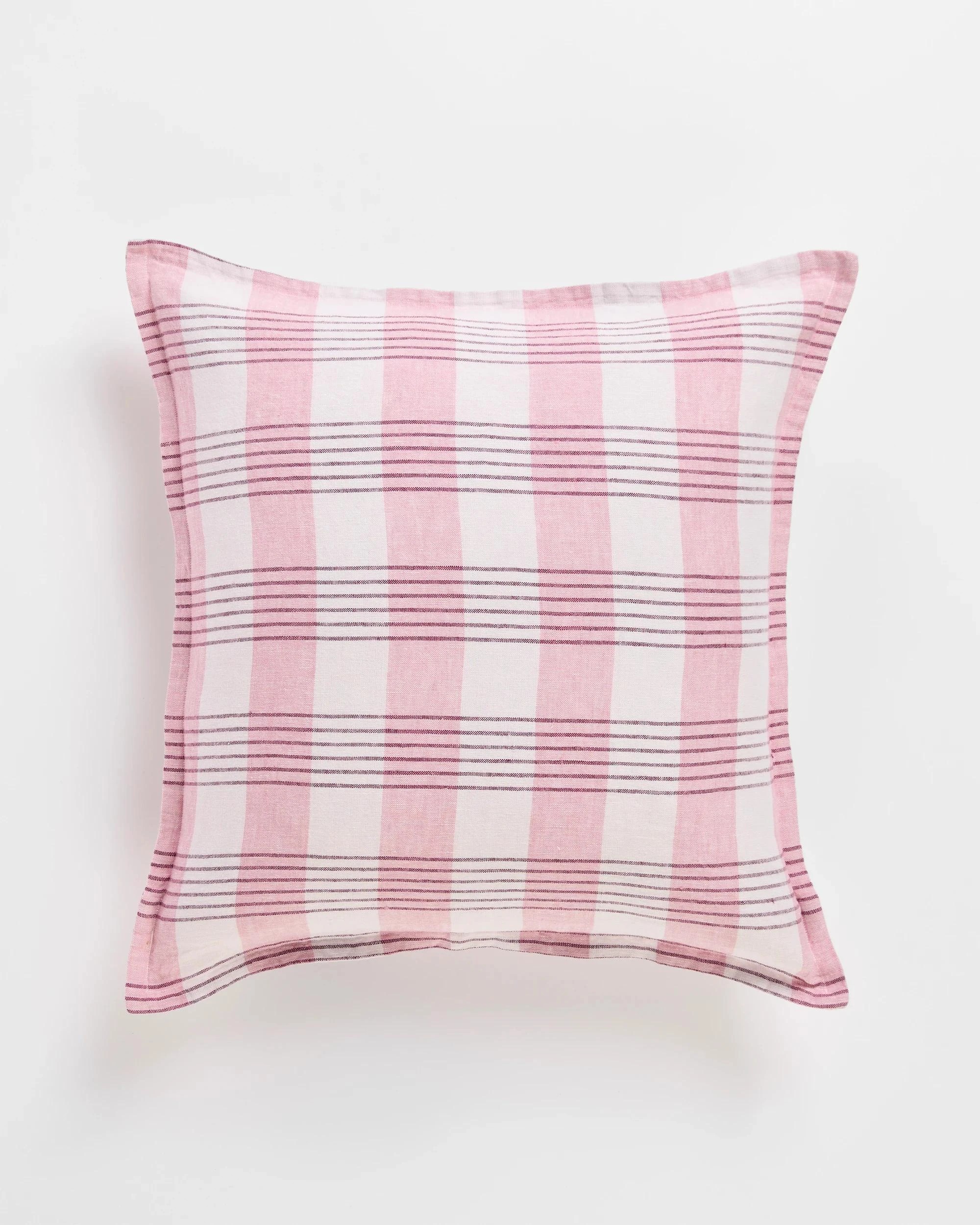 2 Target Multi Stripe Linen Stripe Cushion - Lilas - Pink, 2 of 3