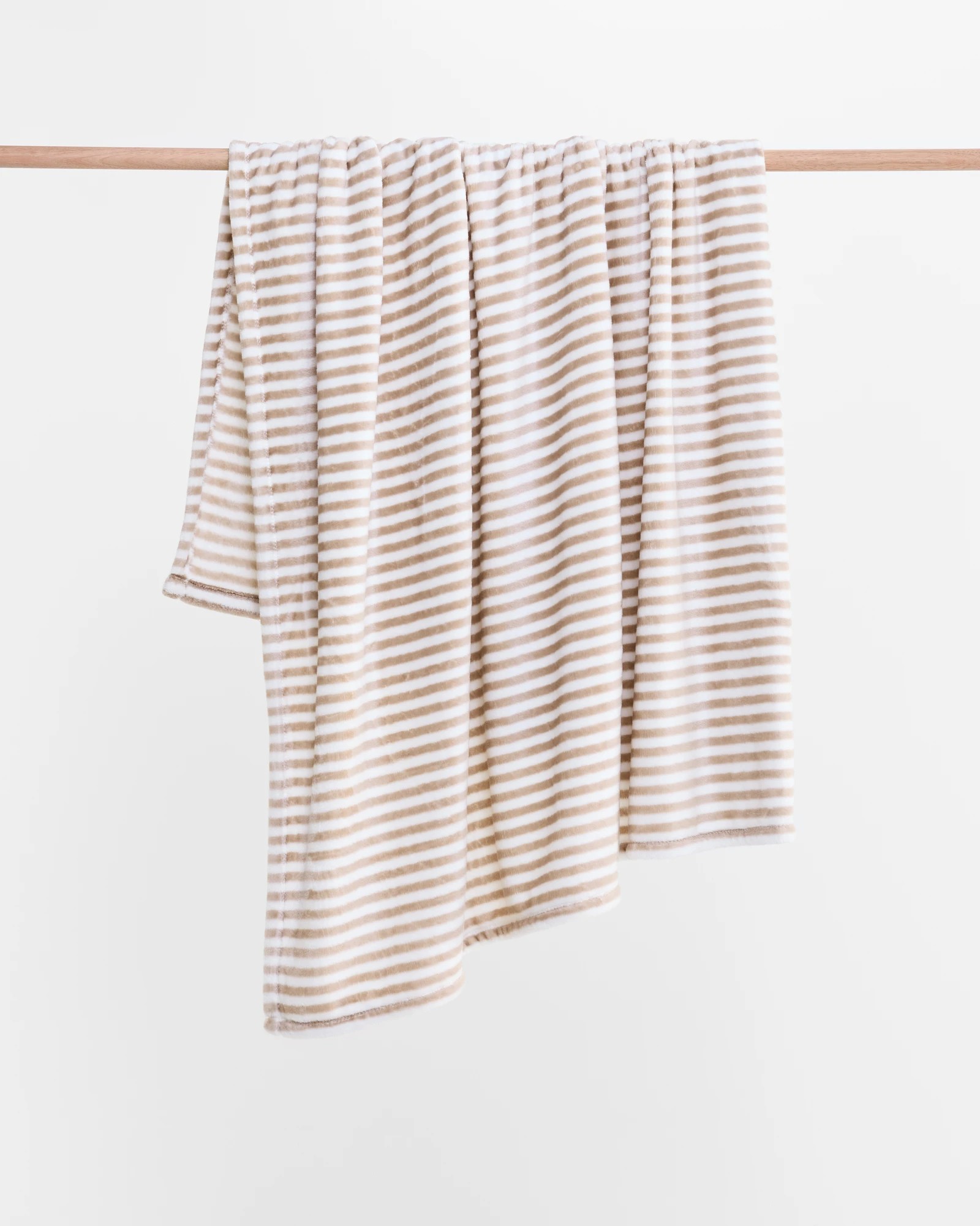 3 Target Ivy Super Soft Stripe Throw
 - Queen Bed
 - Natural, 3 of 3