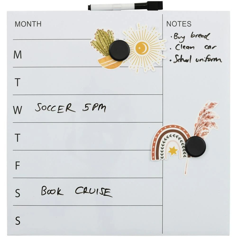 8 Otto Square Frameless Weekly Planner 356x356mm, 8 of 8
