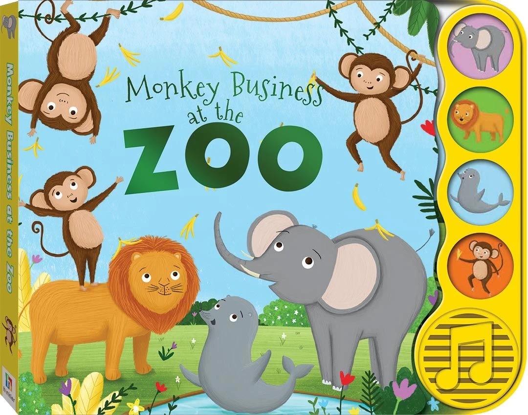1 Monkey Business at the Zoo - Book, 1 of 2