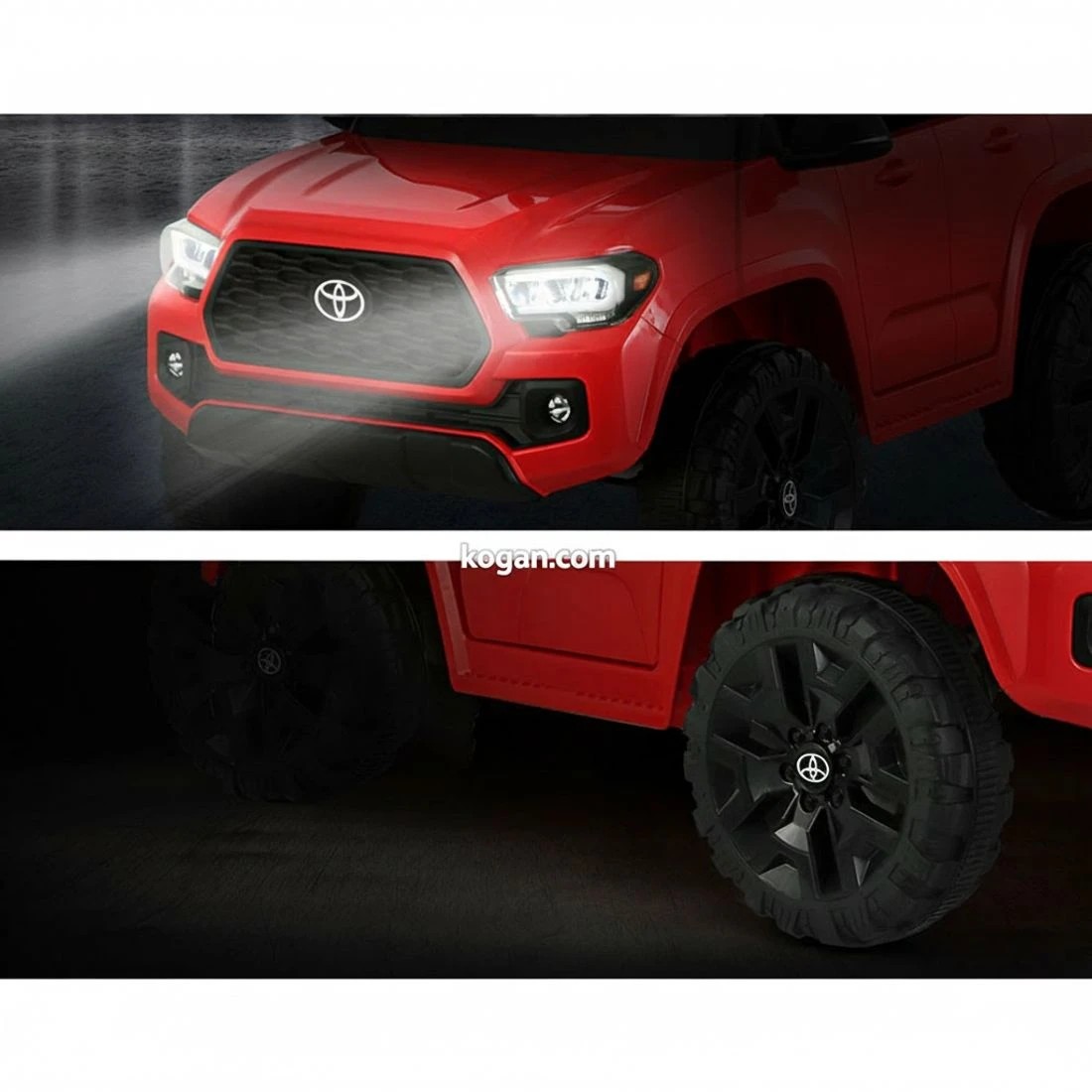 6 Kids Electric Ride On Car Toyota Tacoma Off Road Jeep Toy Cars Remote 12V - Red, 6 of 6