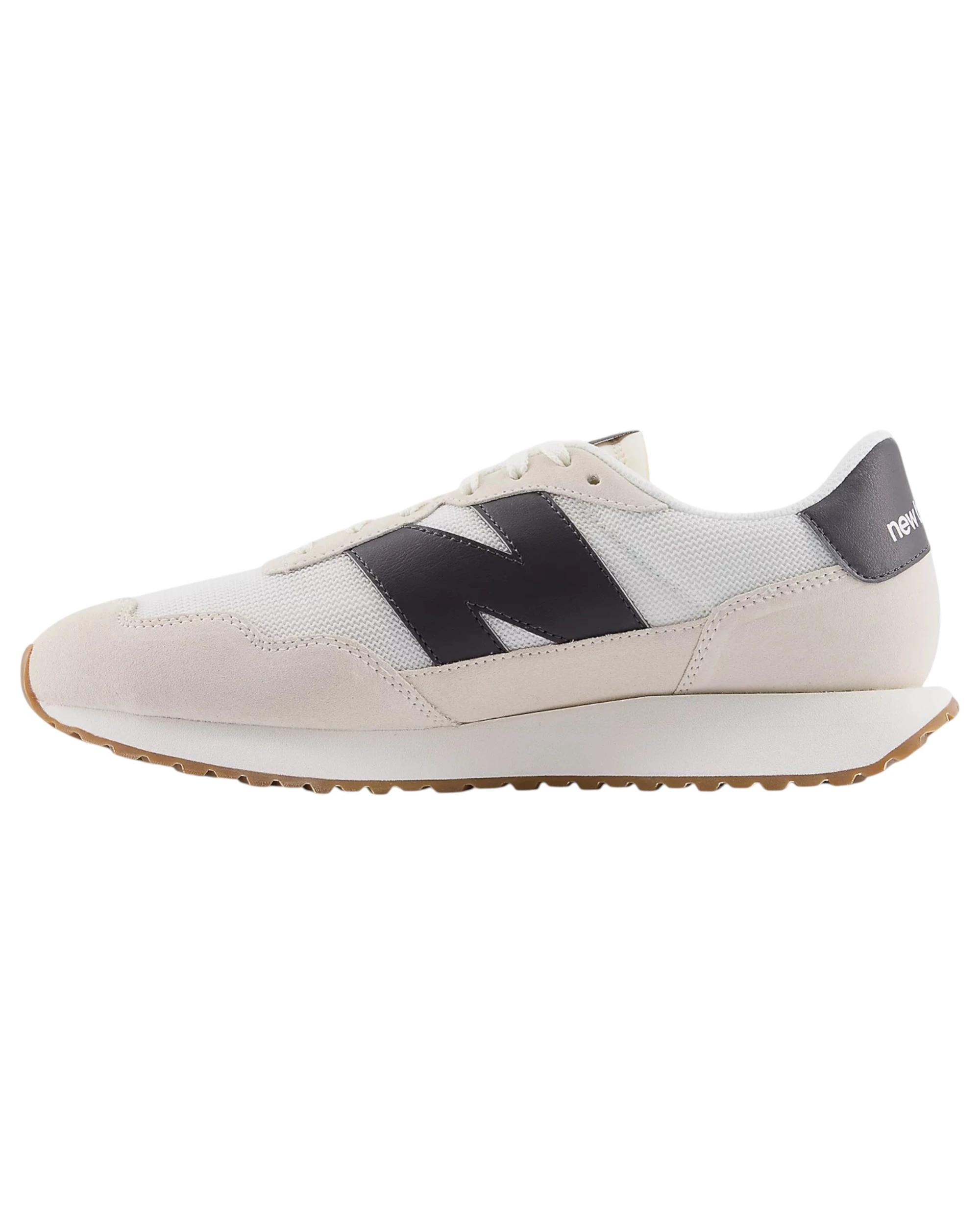 3 New Balance Mens 237 Athletic Shoes WHITE/BLACK, 3 of 5