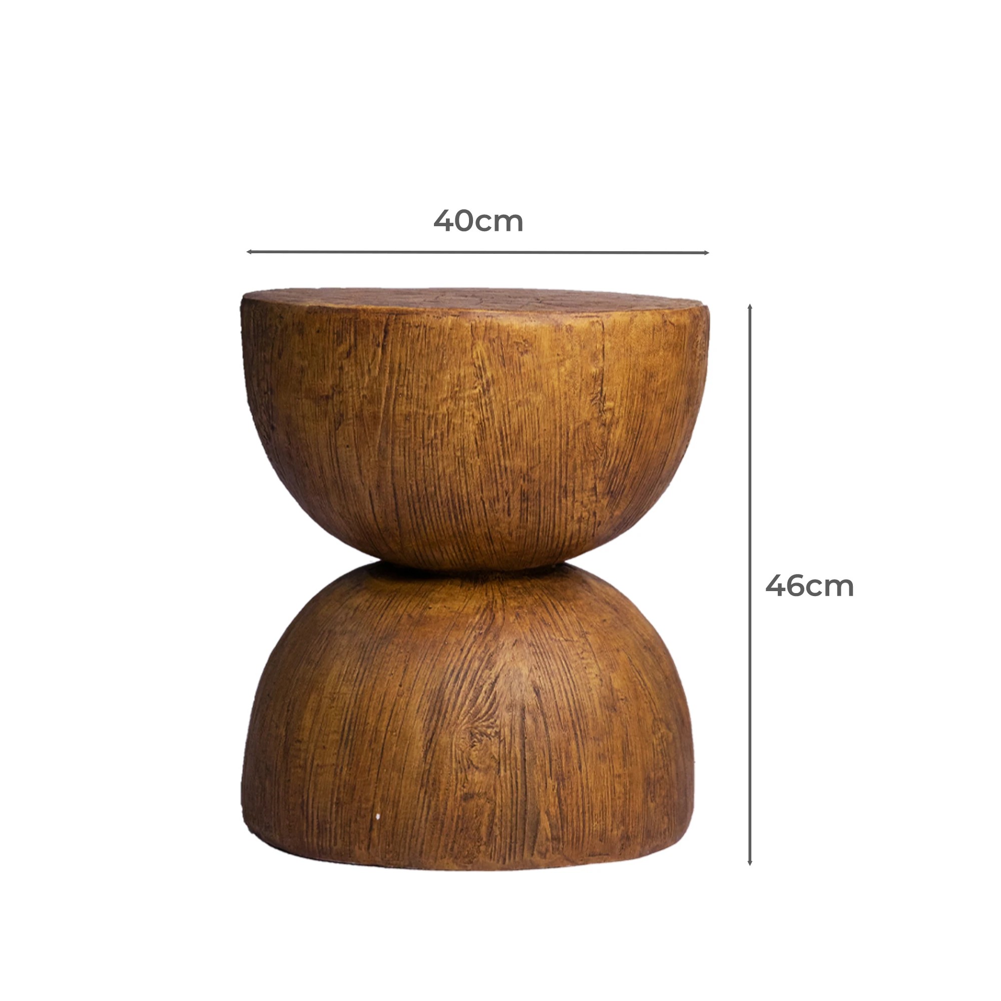 1 Levede Hourglass 40cm Side Table, 1 of 2