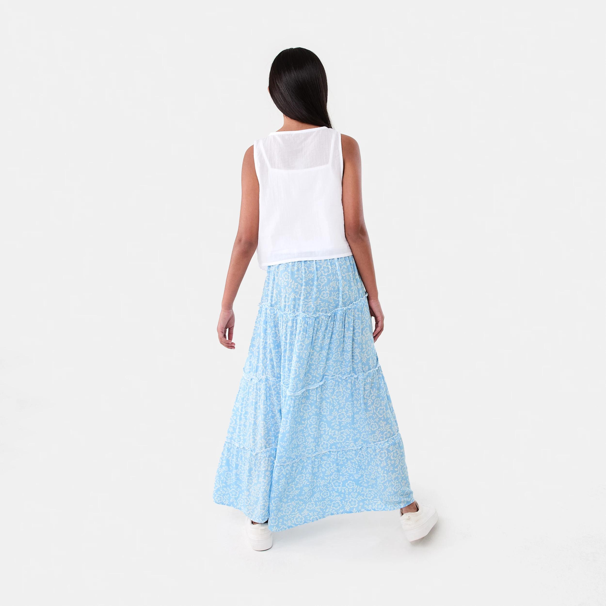 7 Woven Tie Front Top WHITE, 7 of 7