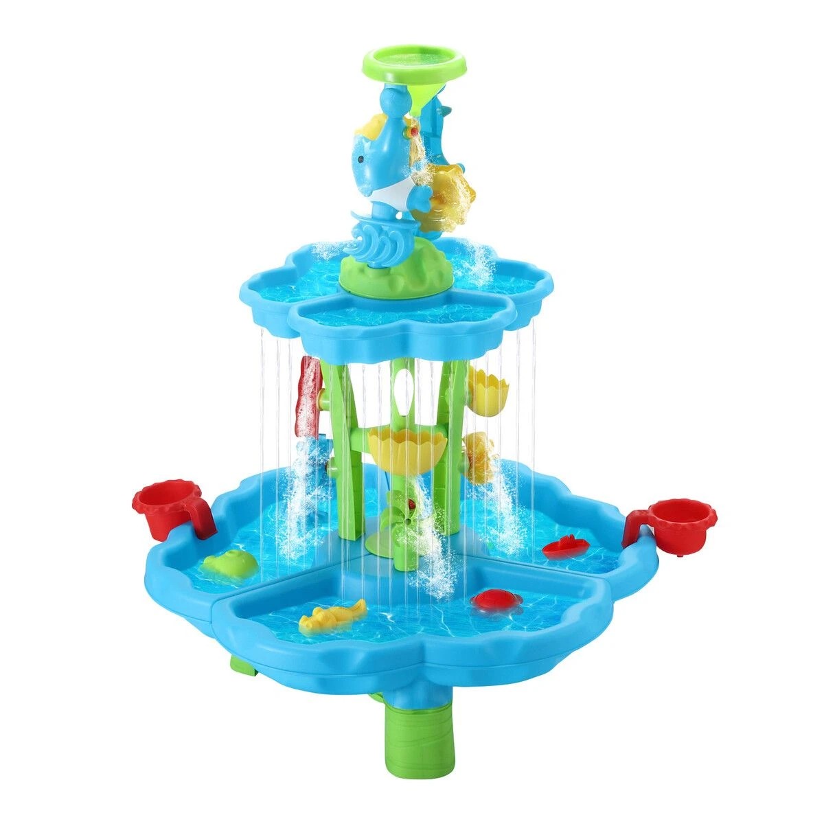 1 AUSWAY Water Table Waterfall Sand Pit Play Ground Playset, 1 of 7