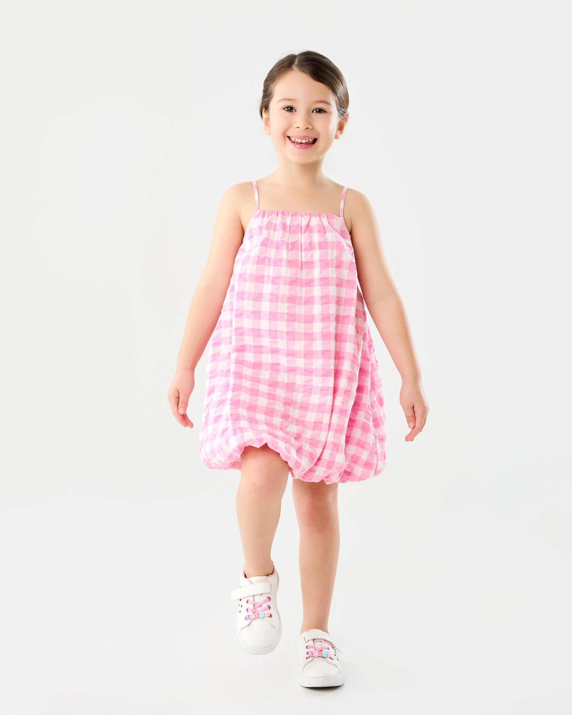 7 Bubble Dress Pnk Gngm, 7 of 8