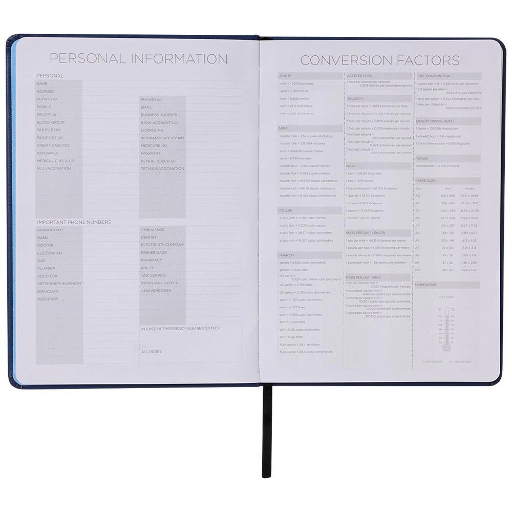 3 Keji A5 Week to View Undated Diary Assorted, 3 of 5