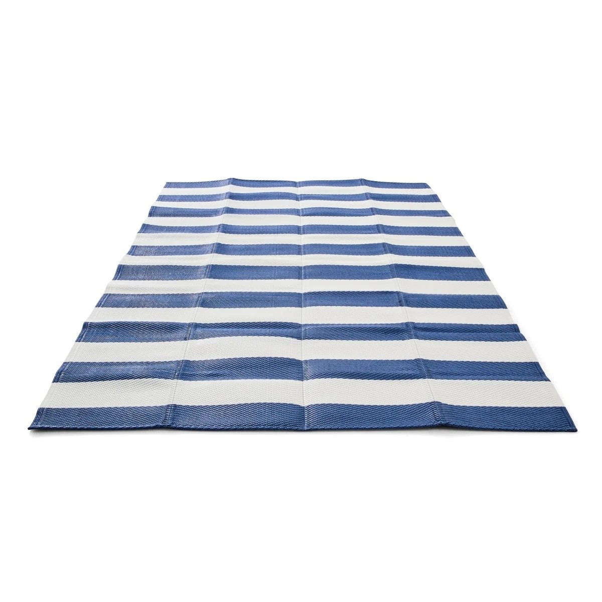 3 Woven Floor Mat - Blue Stripe, 3 of 9