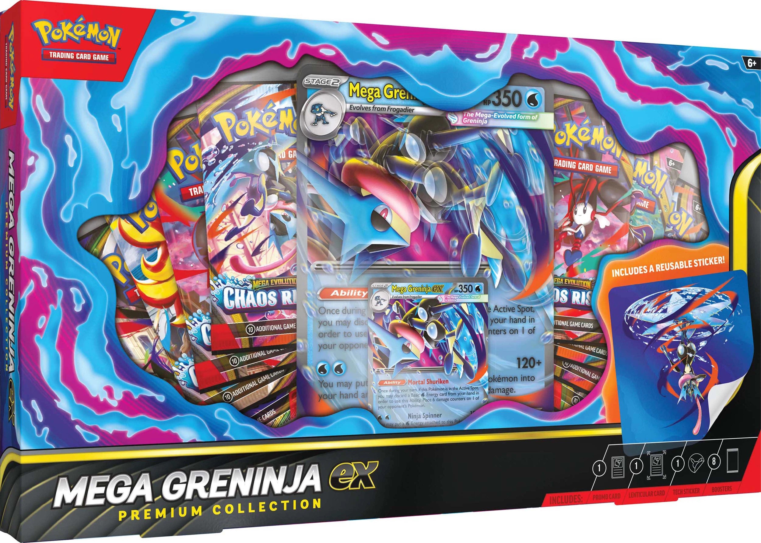 1 Pokemon Trading Card Game: Mega Greninja Ex Premium Collection, 1 of 3
