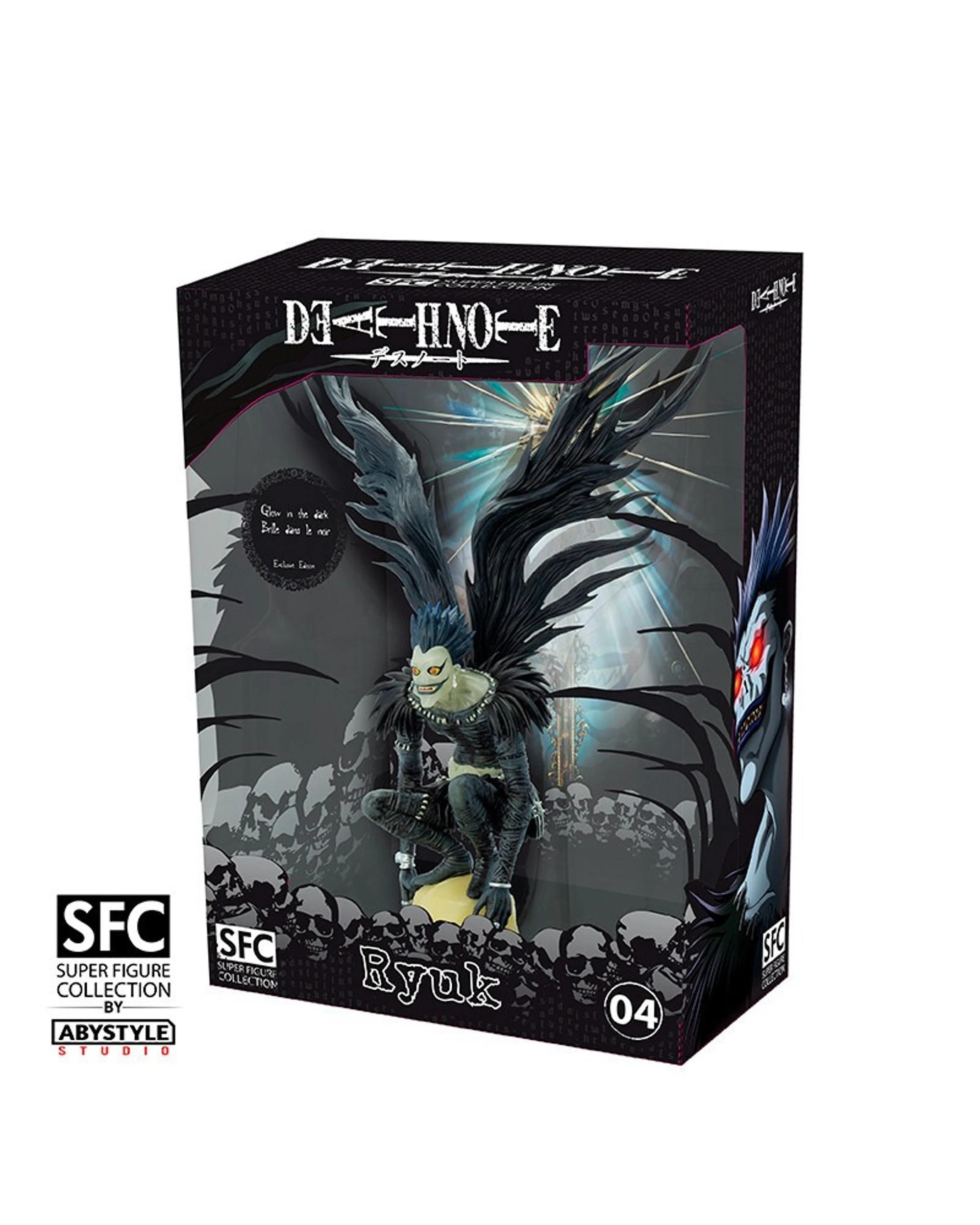 7 Super Figure Collection Death Note Ryuk Glow in the Dark Edition 1:10 Scale Figurine, 7 of 7