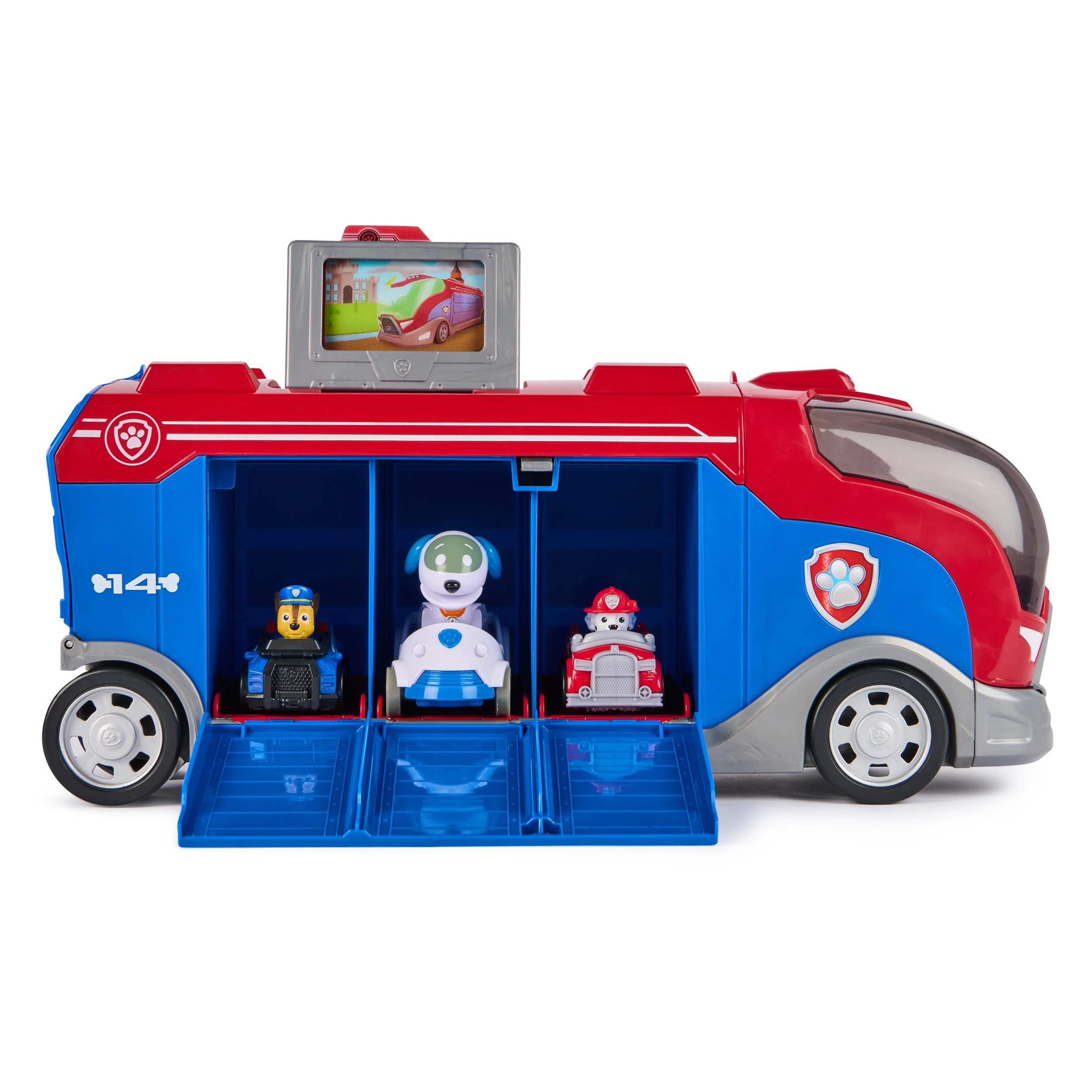 4 Nickelodeon PAW Patrol Pup Squad & Robo Dog Mission Cruiser, 4 of 6