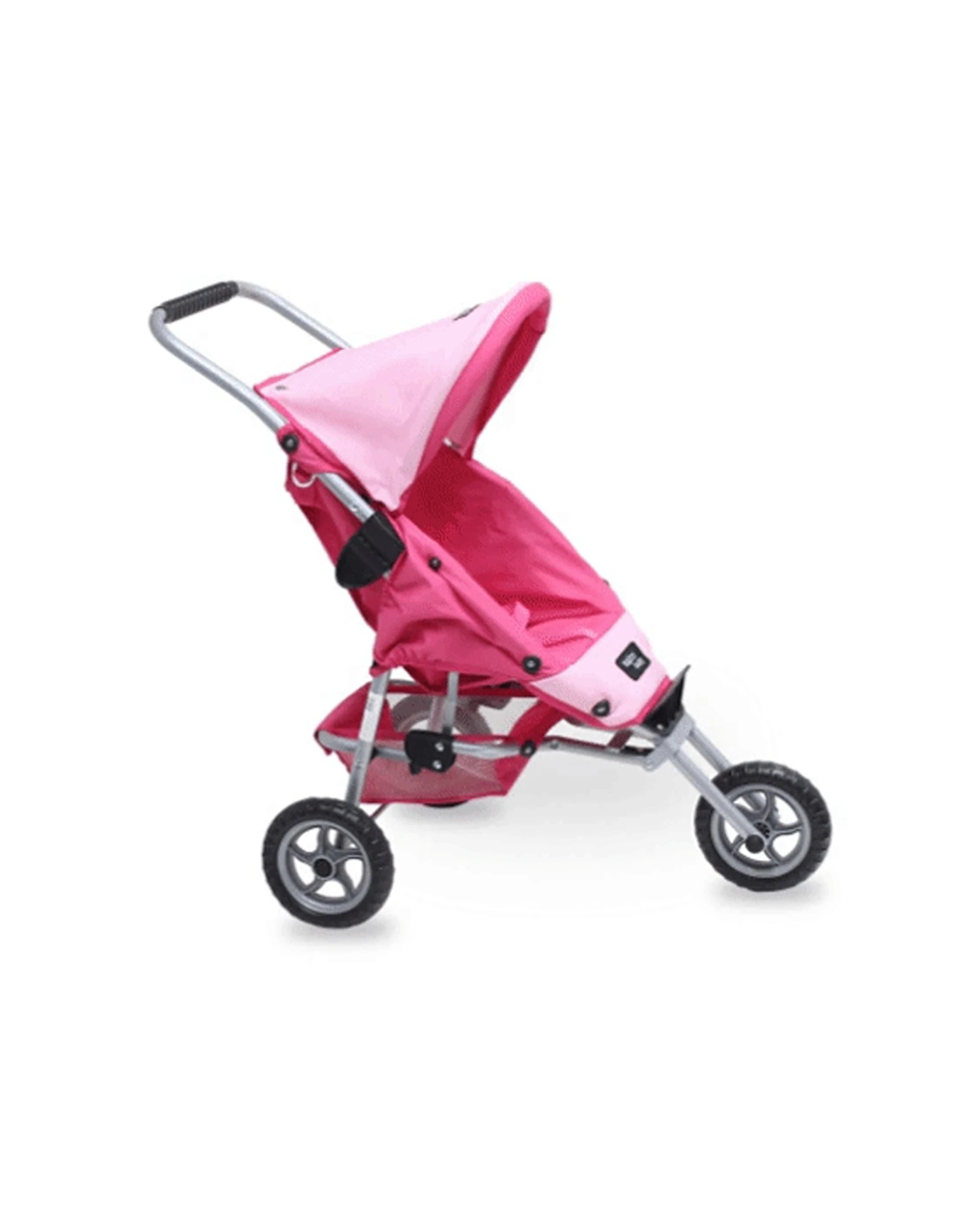 7 JustLikeMum Mini Marathon Doll Stroller Foldable Realistic Design Safety 3y - Pink, 7 of 8