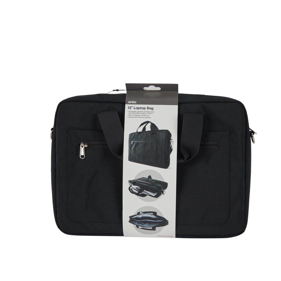 9 13in. Laptop Bag - Black, 9 of 9