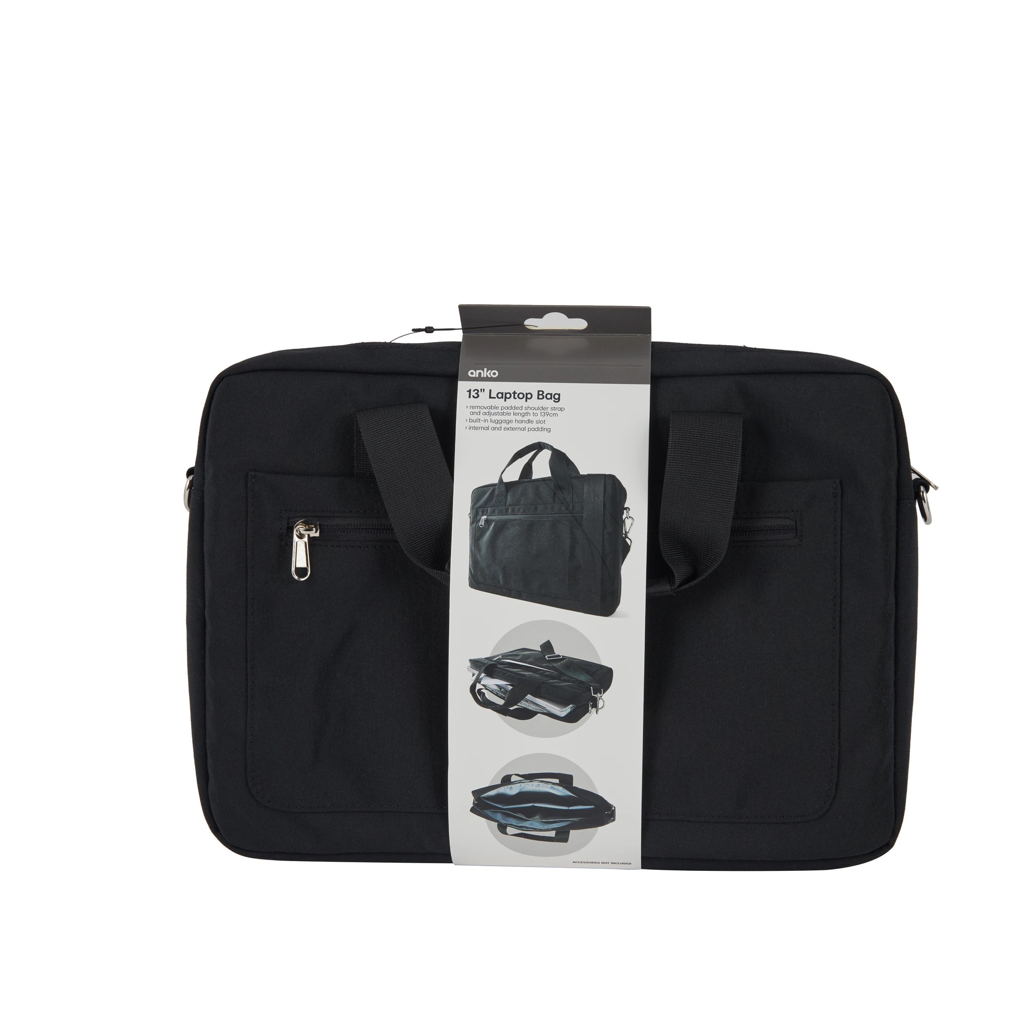 9 13in. Laptop Bag - Black, 9 of 9
