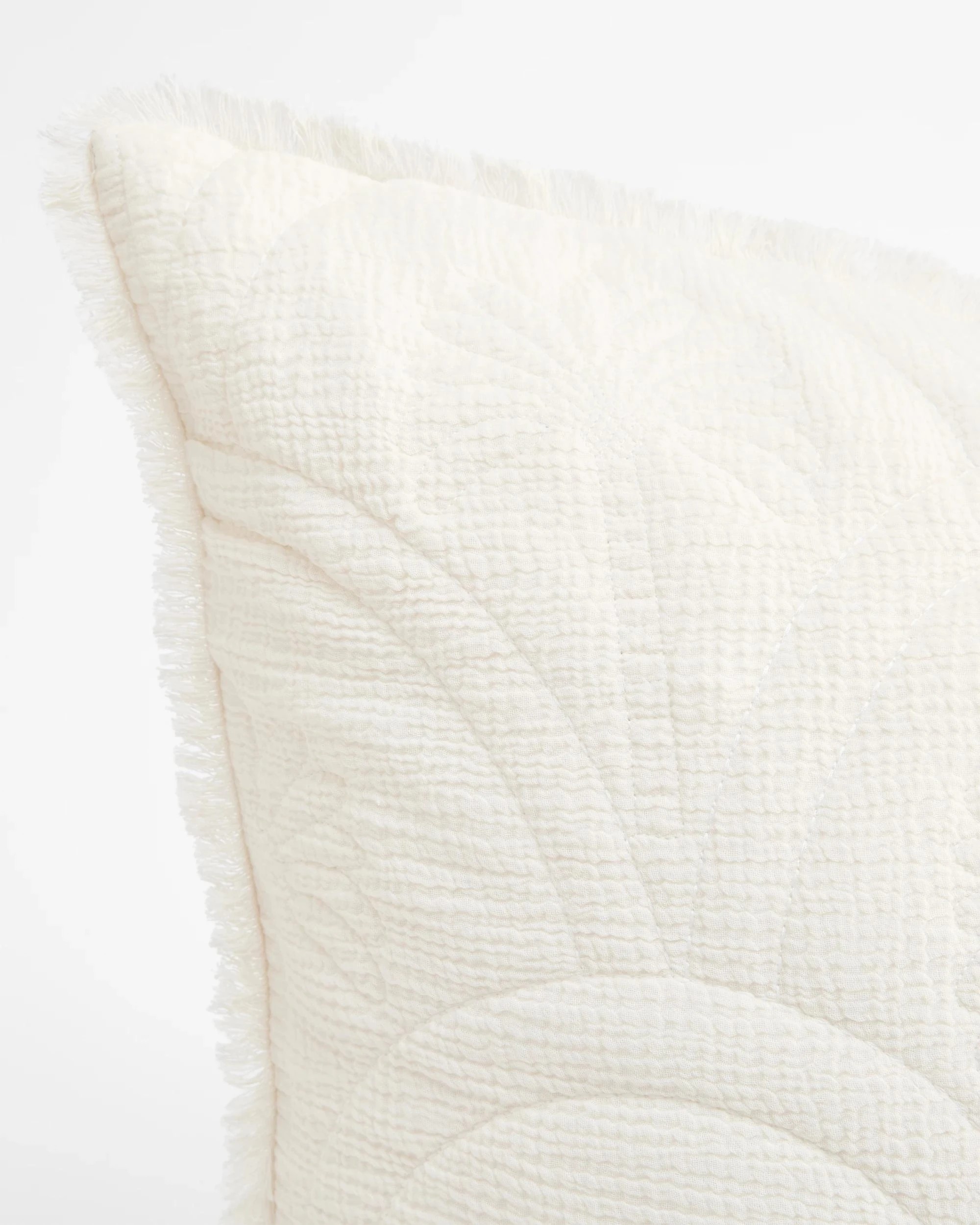 5 Target Palm Quilted Australian Cotton European Pillowcase - Queen Bed - Natural, 5 of 5