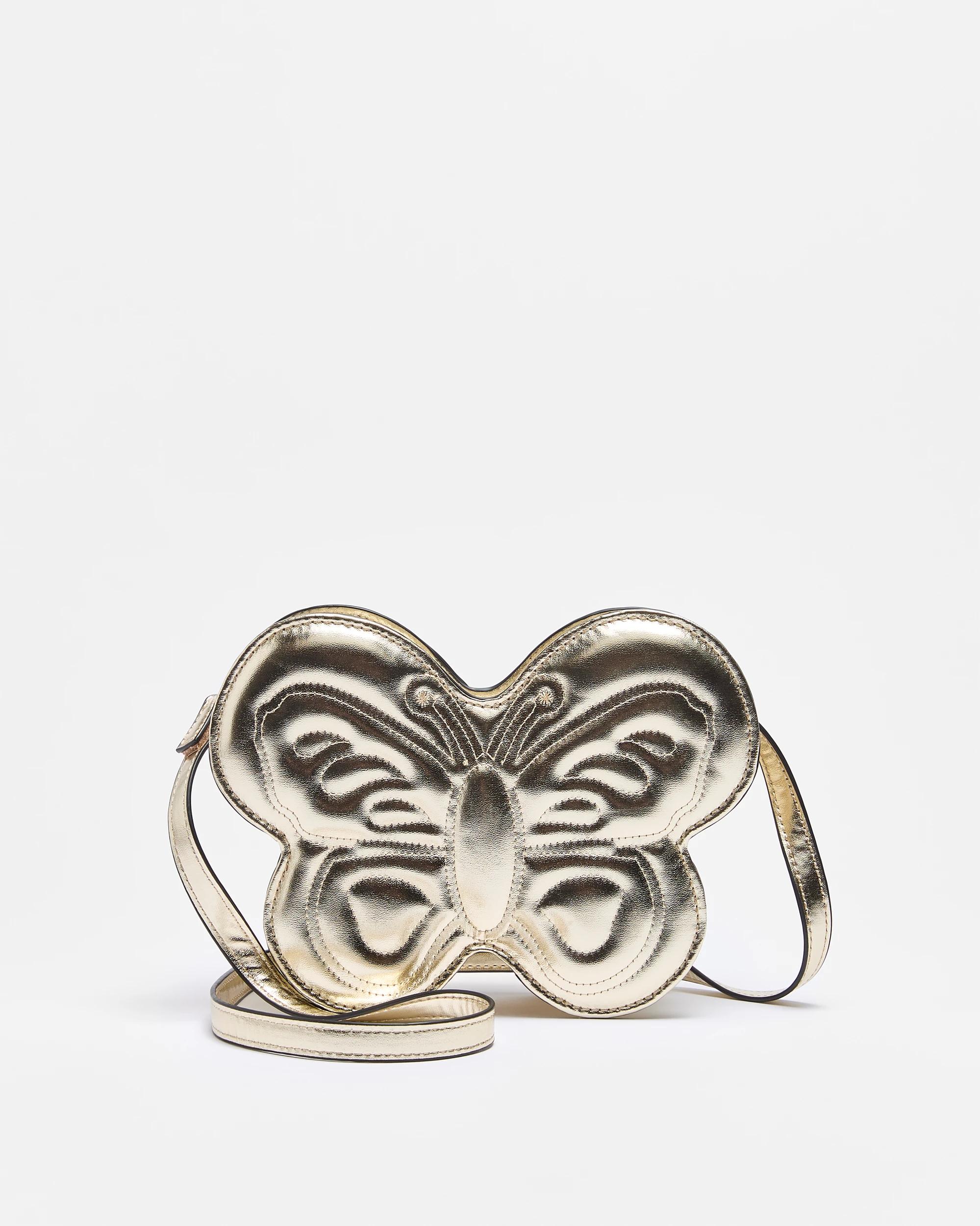 1 Target Kids Metallic Butterfly Crossbody Bag GOLD, 1 of 1