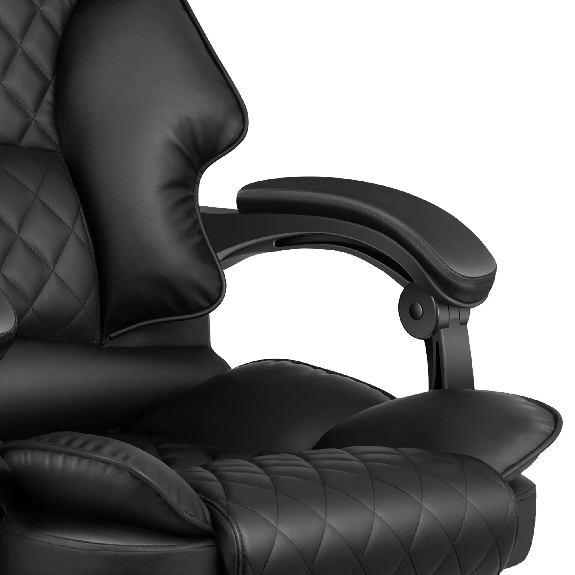 6 Alfordson Massage Office Chair Heated Seat Executive Recliner Gaming Computer - Black, 6 of 10