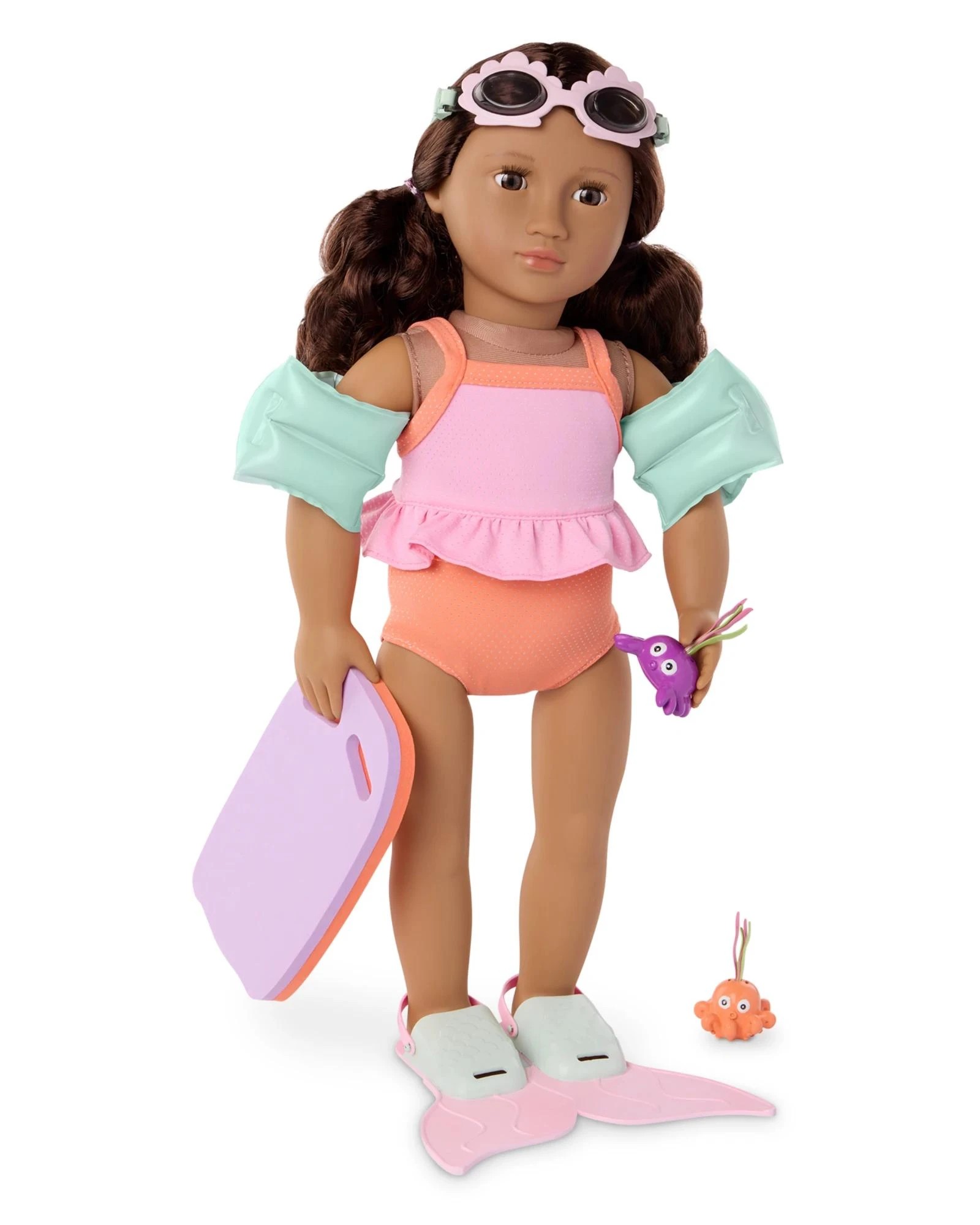3 Our Generation Mermaid Tales 18-inch Doll Swim Fin Set - Multi, 3 of 5