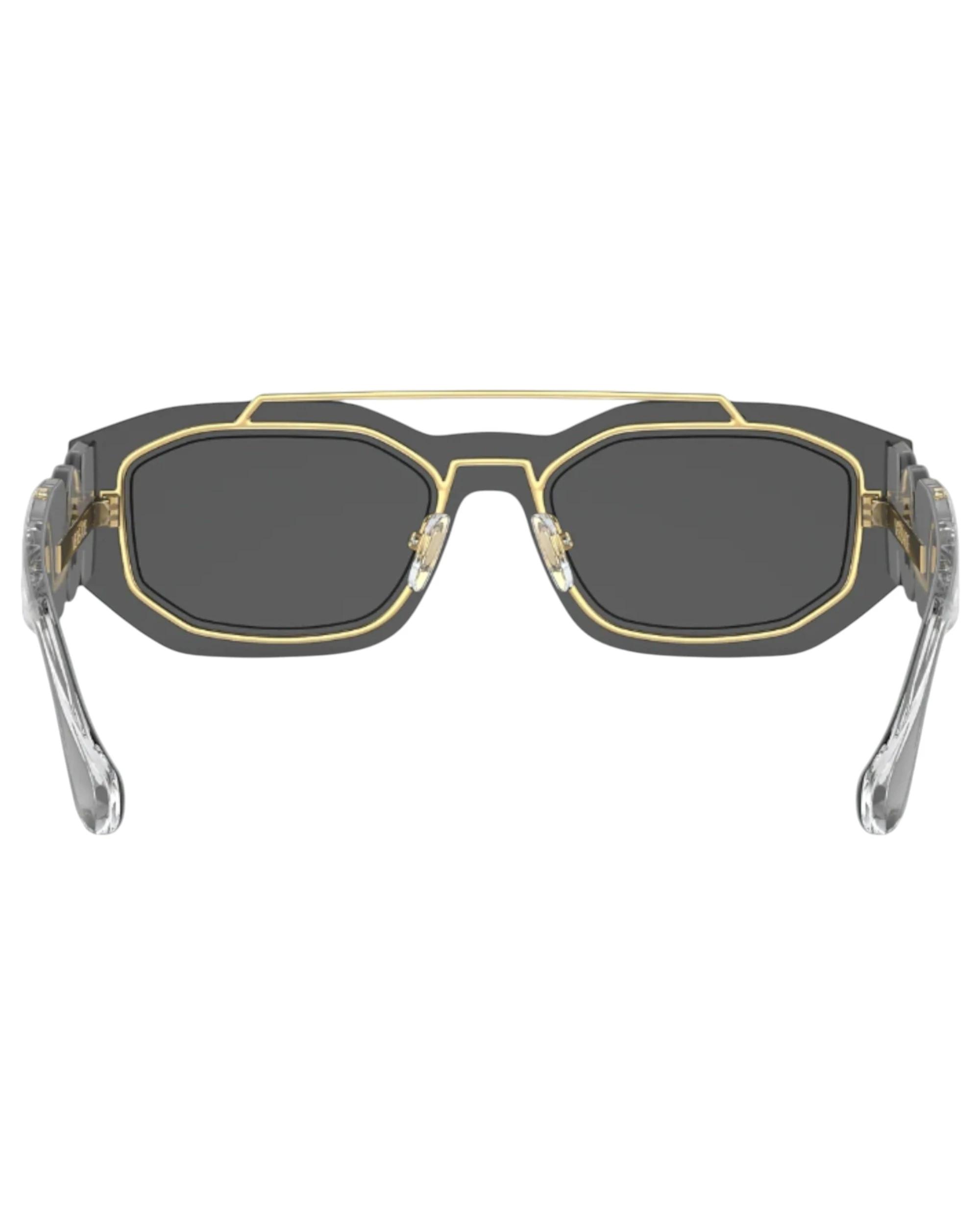 4 Versace Mens Sunglasses VE 2235 Biggie Transparent Dark Sunnies GREY, 4 of 5