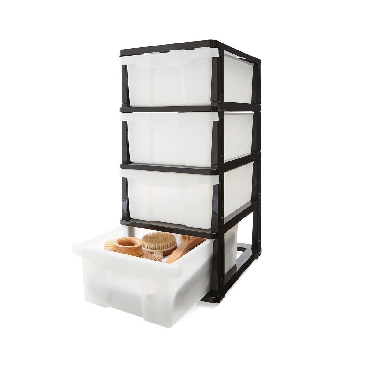 1 4 Drawer Storage Unit on Wheels, 1 of 2