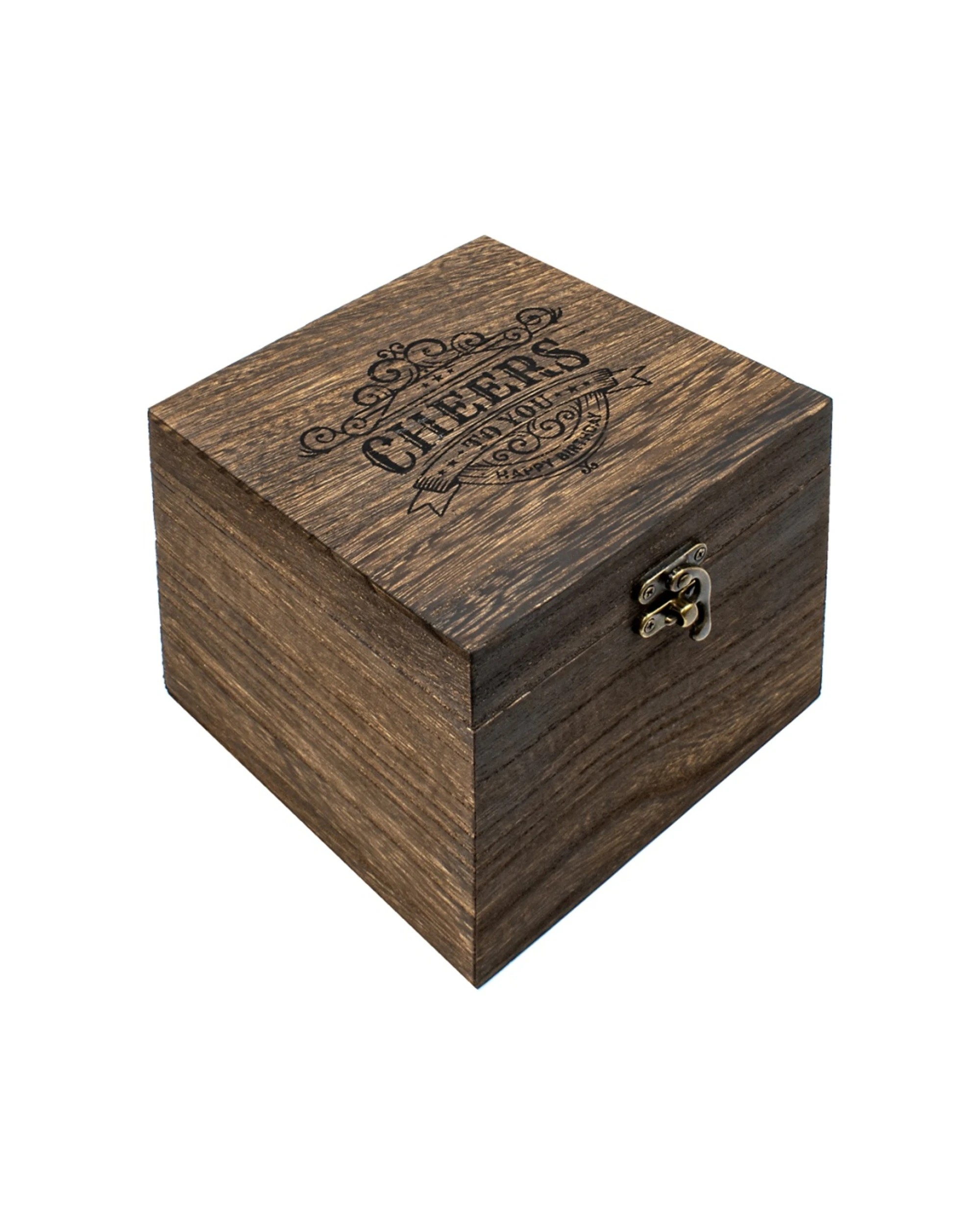 2 LMD 21st Birthday Celebration Whisky Glass In Wood Box Gift 270ml - Multi, 2 of 3