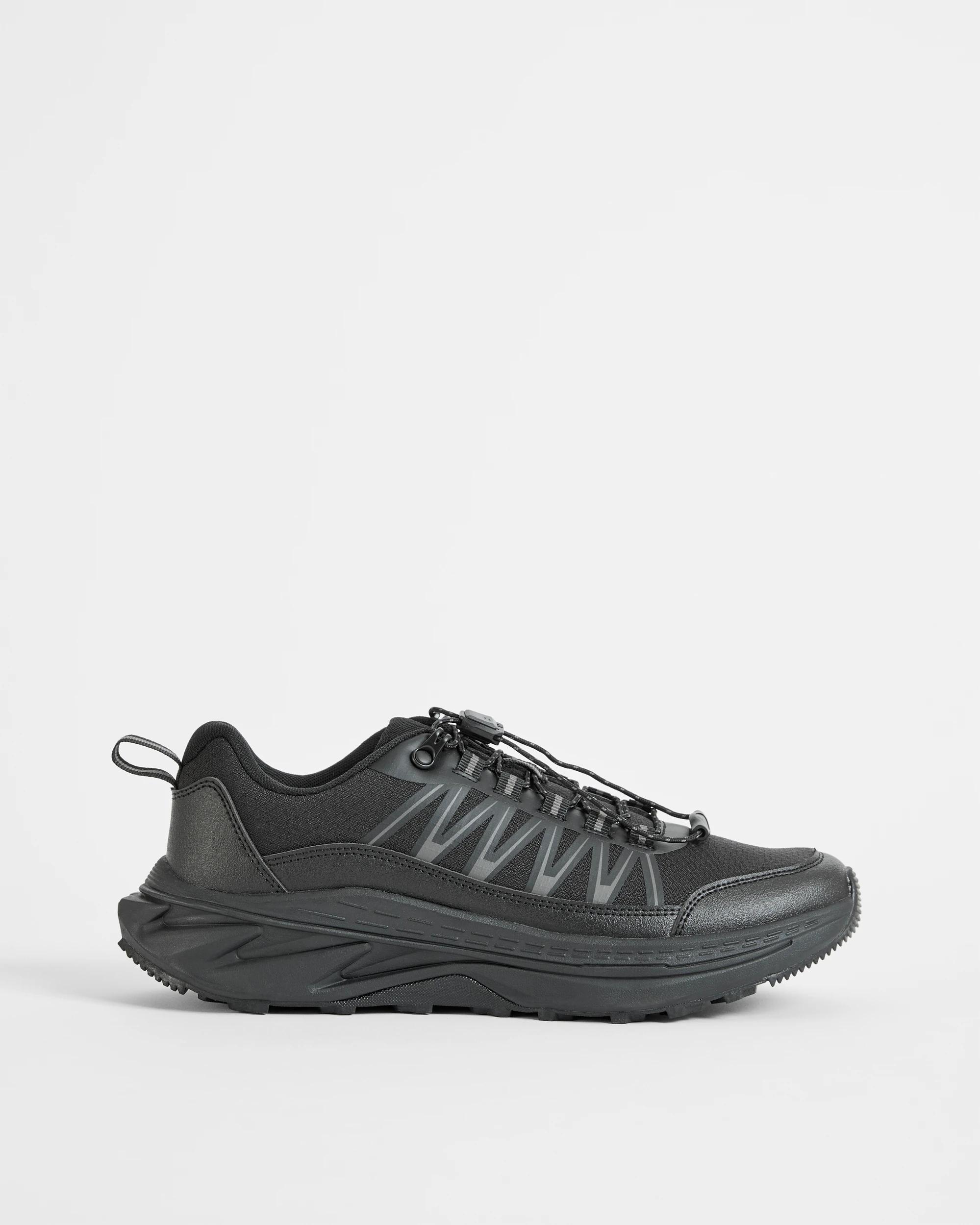 1 Target Man Hiking Knit Trainers BLACK, 1 of 3