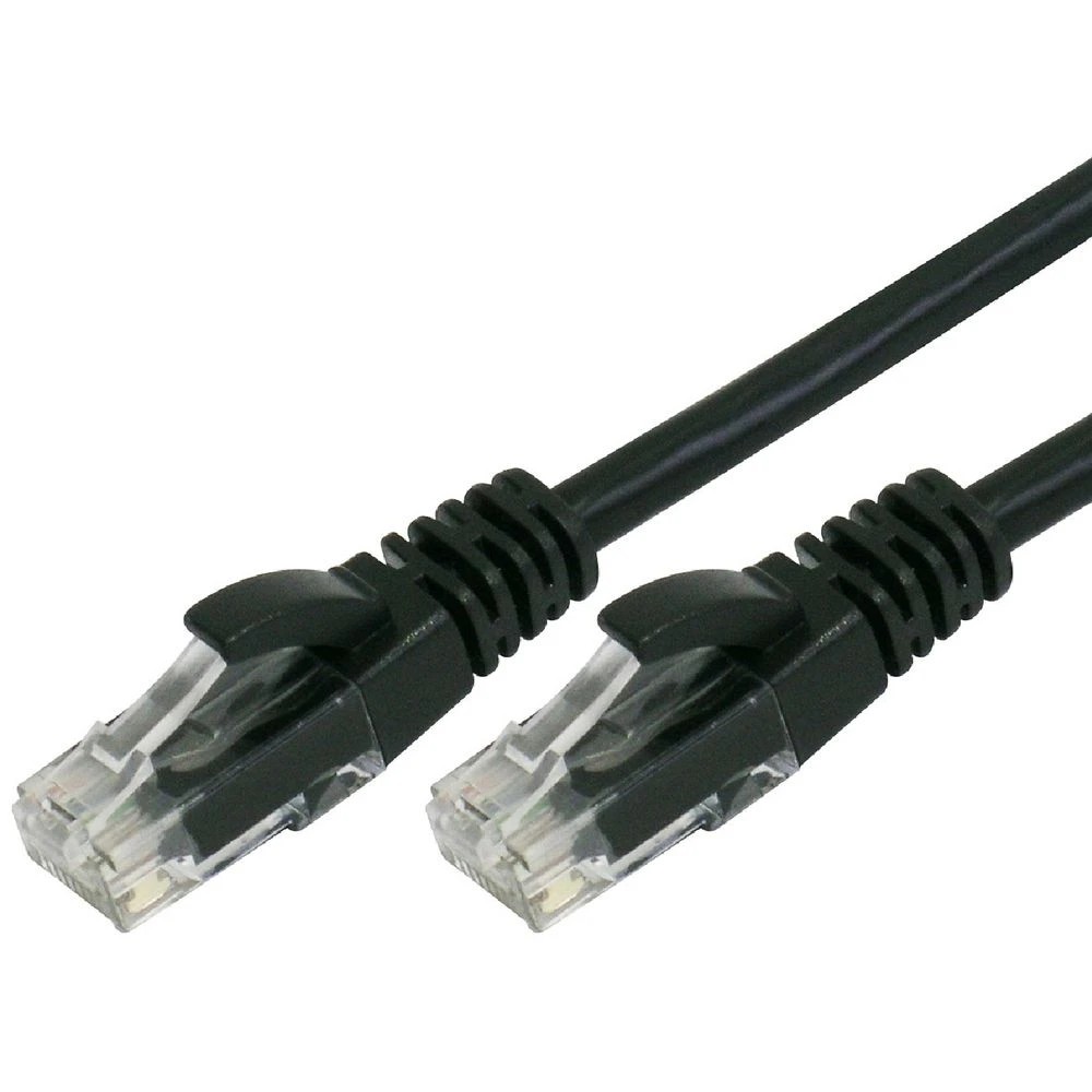 1 Comsol RJ45 Cat 6 Patch Cable 10m Black, 1 of 1