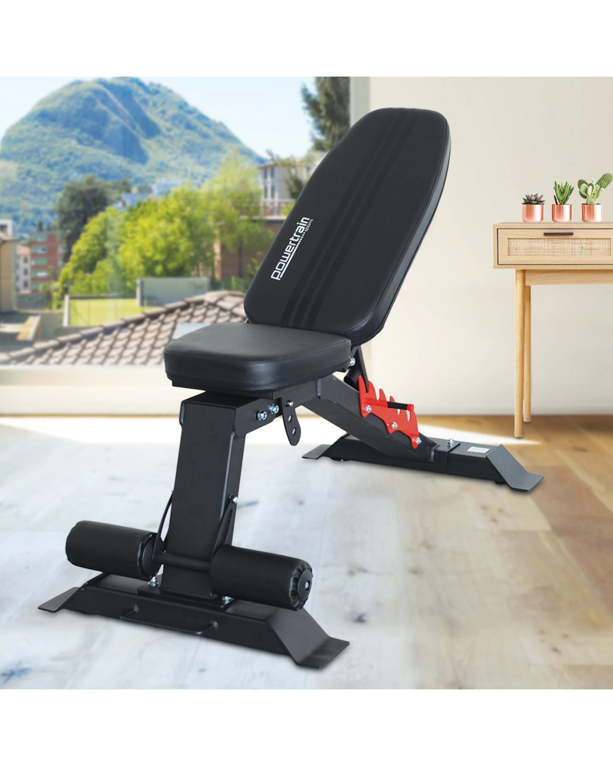 2 Powertrain Home Gym Adjustable Dumbbell Bench, 2 of 10