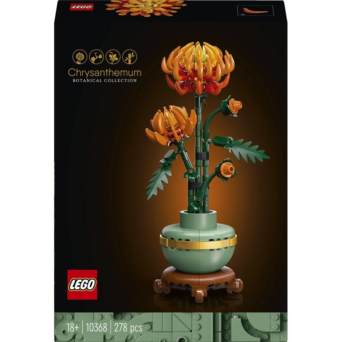 1 LEGO Botanicals Chrysanthemum 10368, 1 of 10