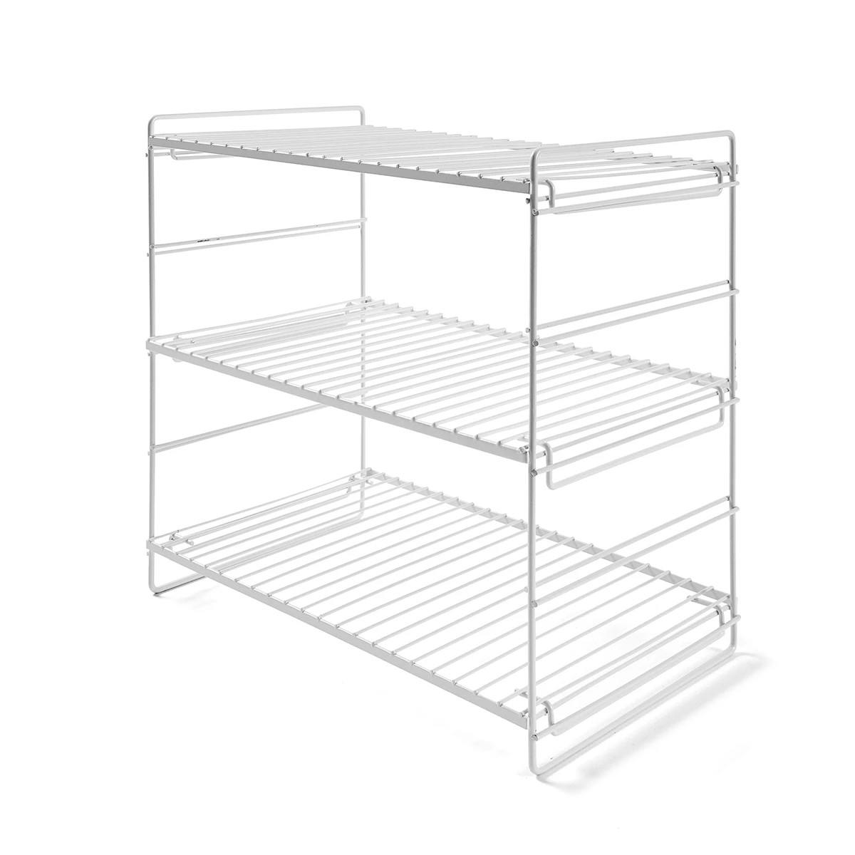 3 White Wire 3 Tier Shelf, 3 of 7
