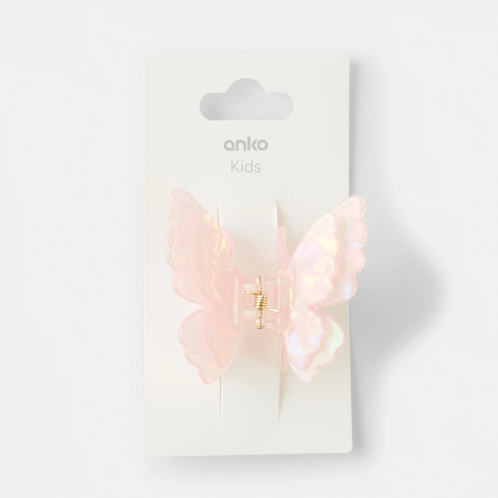 4 Butterfly Claw Hair Clip - Pink, 4 of 4